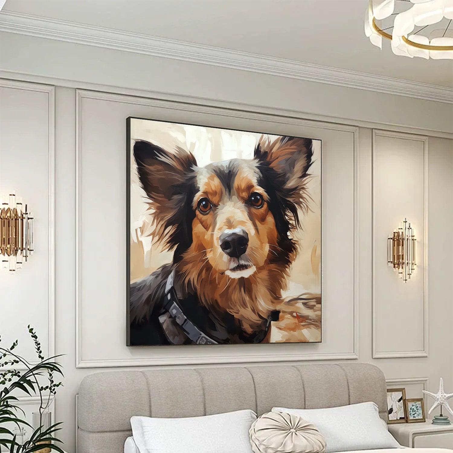 Animal Art Painting #AP132 - Handmade Wildlife Canvas Art for Home & Office Decor | Perfect for Living Room, Bedroom, or Gift