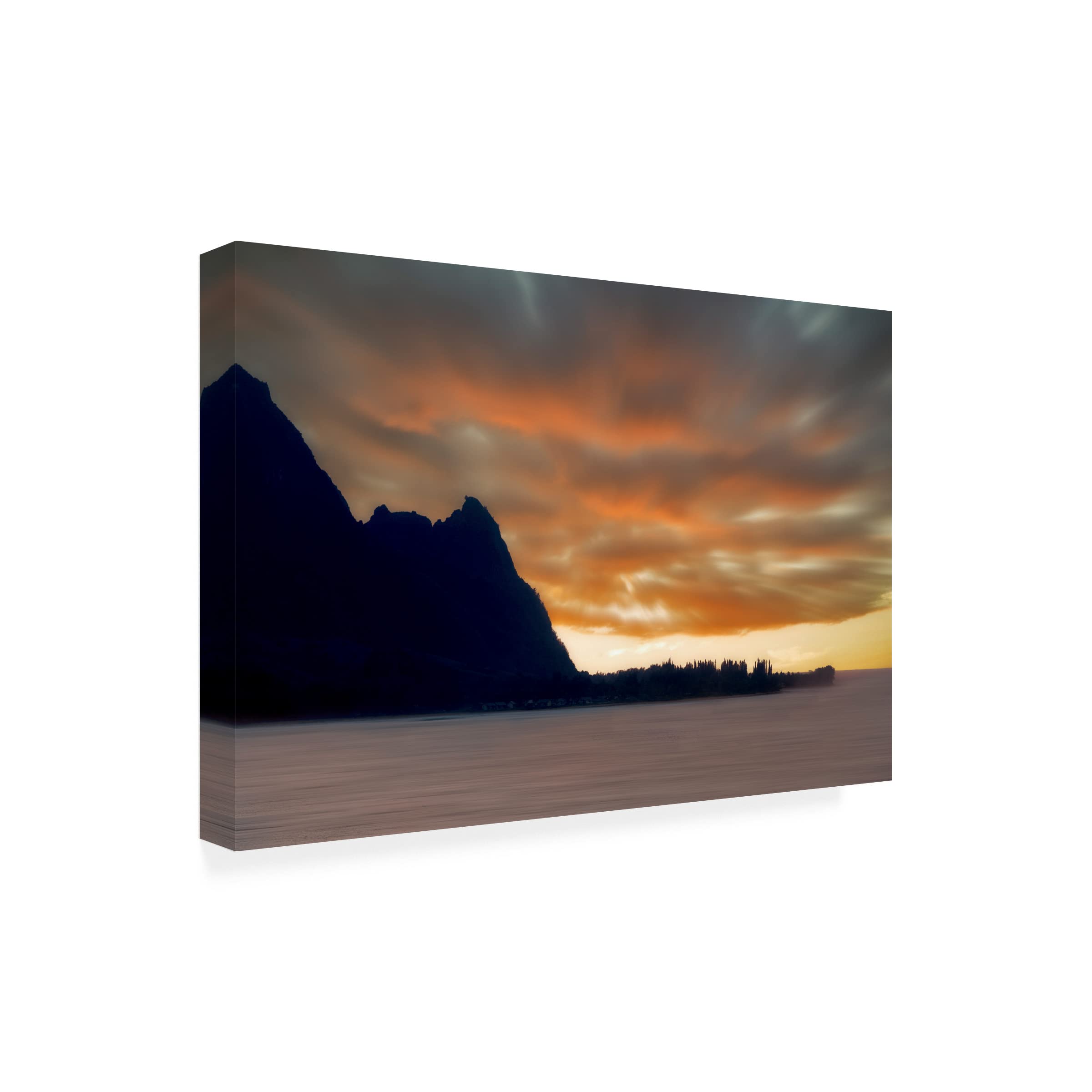 Dennis Frates 'Hanalei Bay' Canvas Wall Art - Premium Trademark Fine Art Print for Home & Office Decor - Perfect for Living Room, Bedroom & Office Spaces