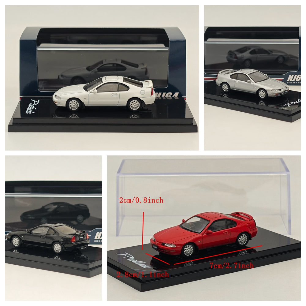 1/64 Scale Hobby Japan PRELUDE 2.2Si VTEC (BB4) Late Version Diecast Model Car - Limited Edition Collectible for Car Enthusiasts & Display - Perfect for Showcases, Gifts, and Model Car Collections