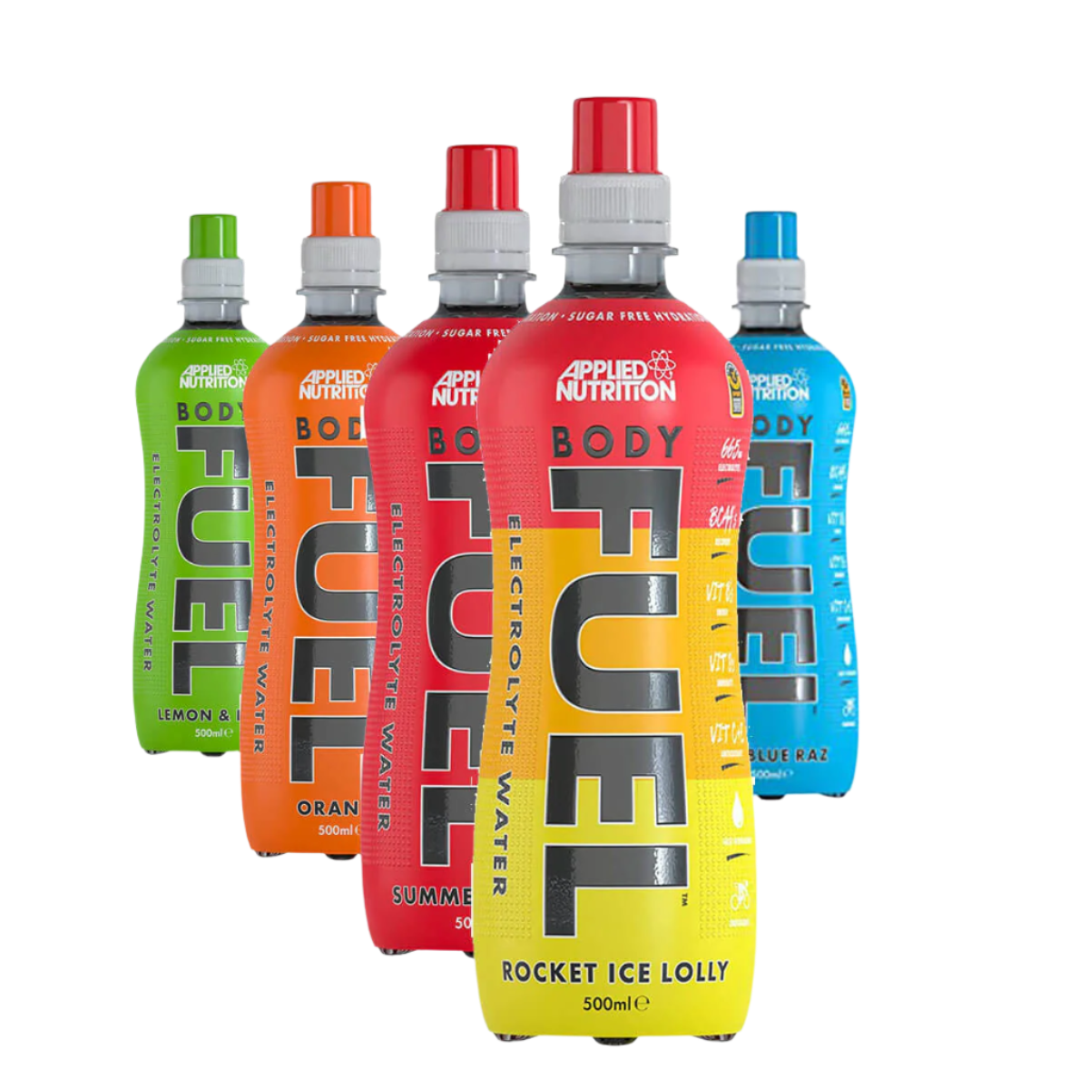 Applied Nutrition Body Fuel Electrolyte Water - Hydration Drink with Essential Minerals, 12 Pack (500ml Each) | Perfect for Workouts, Sports & Daily Hydration