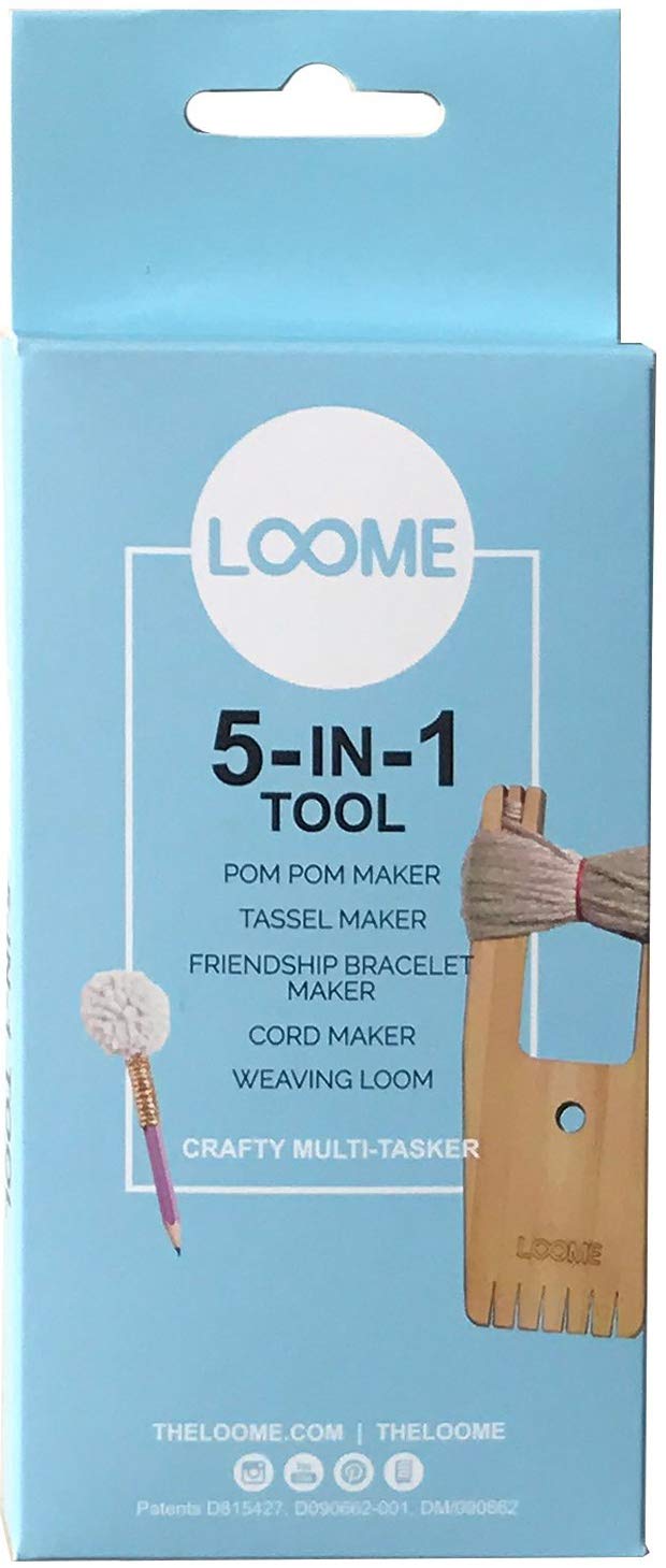 Loome Braiding, Weaving & Cordmaking Tool - Large Wooden Craft Kit for DIY Jewelry, Macrame & Fiber Arts | Perfect for Beginners & Professional Crafters