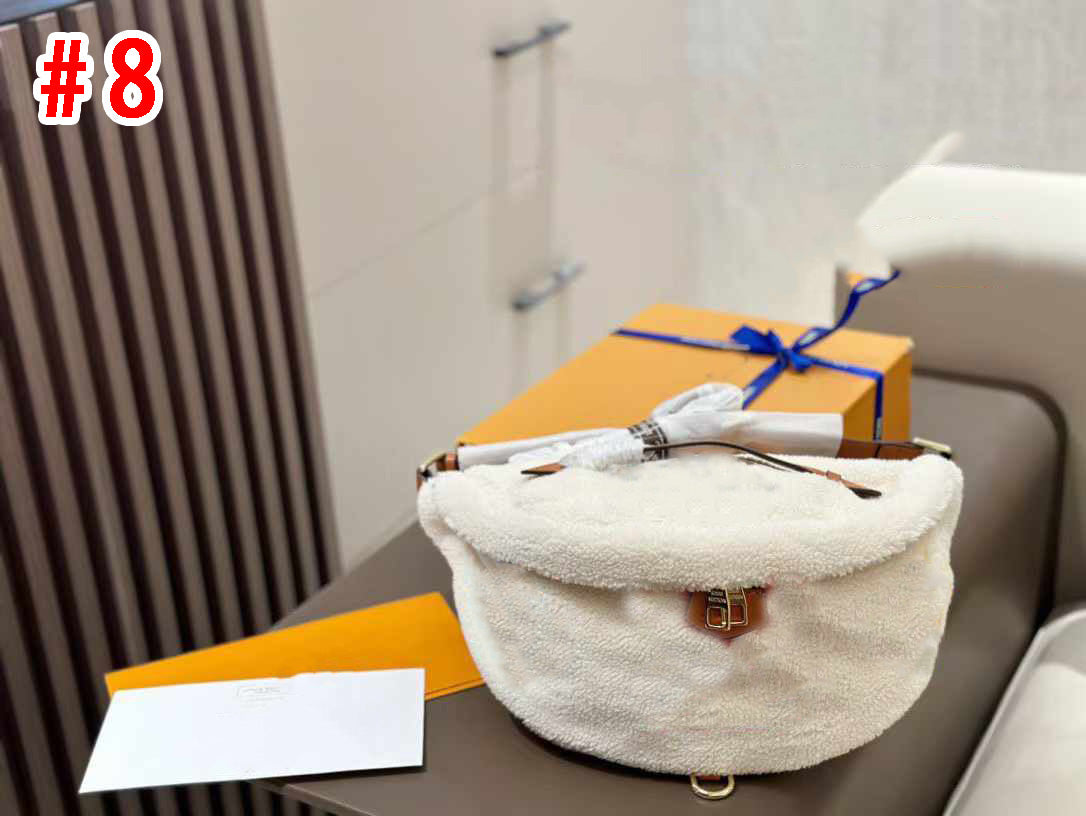 Premium Lambswool Bum Bag - Soft & Stylish Waist Pack for Travel, Hiking & Everyday Use
