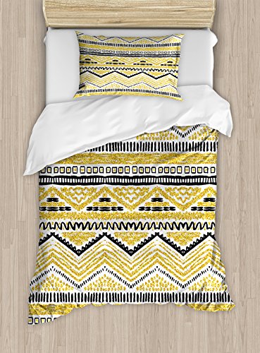 Yellow Black and White