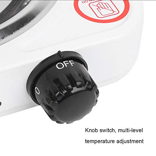 1000W Portable Electric Single Burner Stove - Stainless Steel, US Plug 110V - Indoor/Outdoor Cooking for Camping, Picnics & Small Kitchens