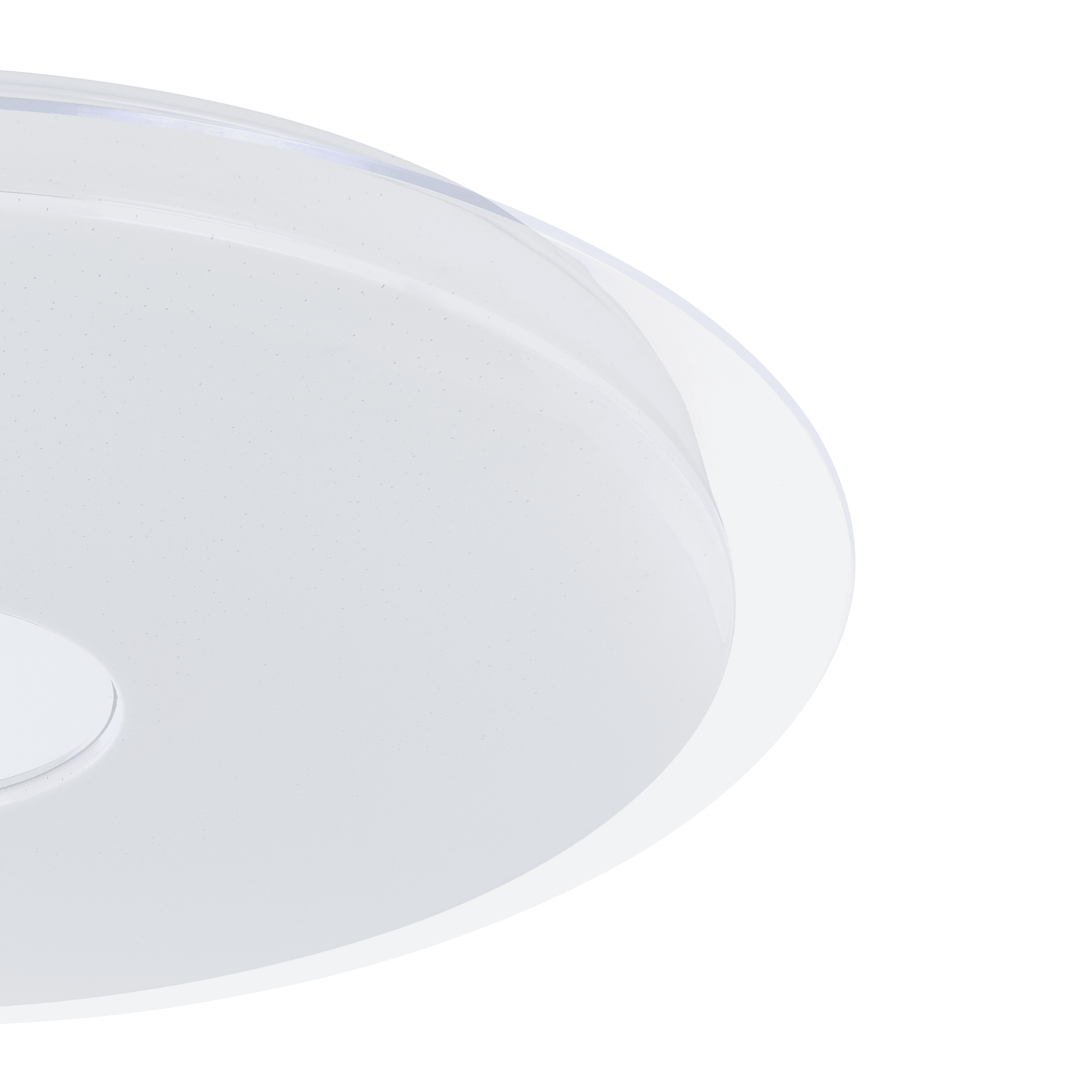 Eglo Connect Lanciano Z Smart LED Round Chrome Ceiling Flush Mount Light 30-inch - Modern Smart Home Lighting for Bedroom, Living Room & Kitchen