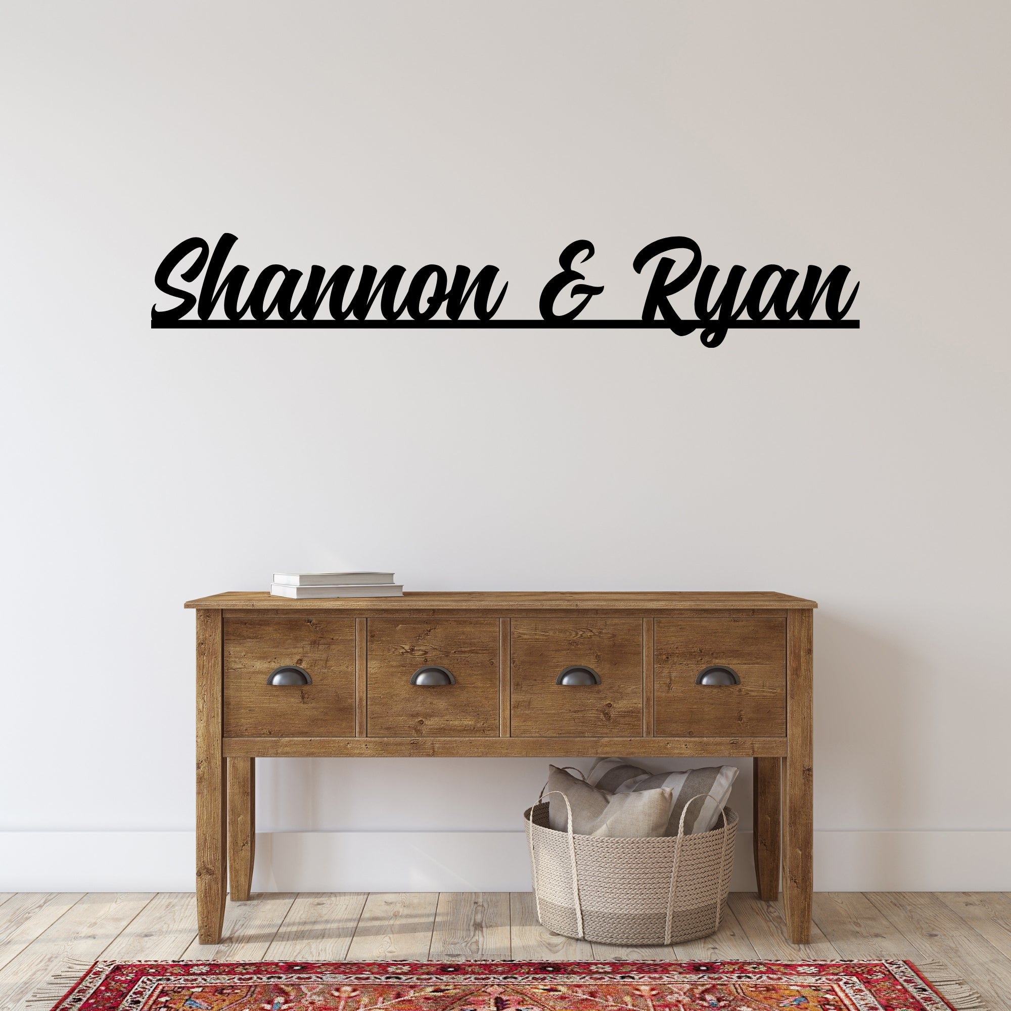 Personalized Couples Wall Sign - Elegant Home Decor for Wedding, Anniversary & Romantic Gifts - Perfect for Living Room, Bedroom & Newlywed Home Decor