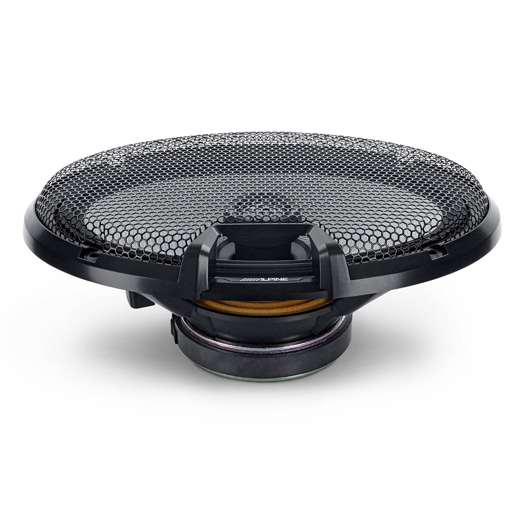 Alpine R2 S69 R Series 6x9 2-Way Hi-Res Coaxial Car Speakers - 300W Peak Power - Premium Sound for Cars, Trucks & SUVs - Perfect for Upgrading Factory Audio Systems