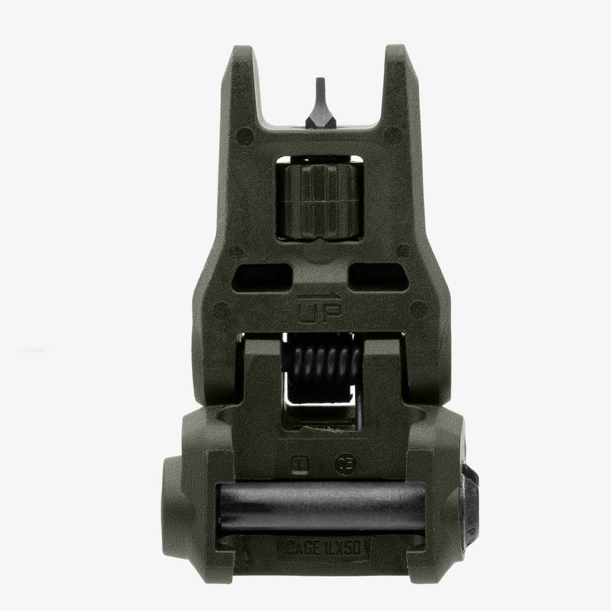 Magpul MBUS 3 Flip-Up Backup Iron Sights - Polymer Front & Rear Sights for AR-15, M4, M16 Rifles | Perfect for Tactical Shooting, Hunting & Range Practice