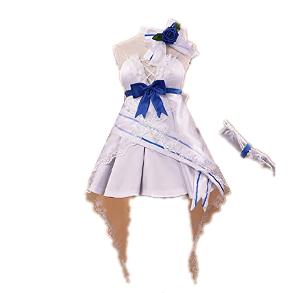 Raiden Mei Anime Cosplay Costume - Elegant Flower Wedding Dress for Christmas Party & Festival Events | Perfect for Cosplay, Halloween, Conventions & Themed Parties