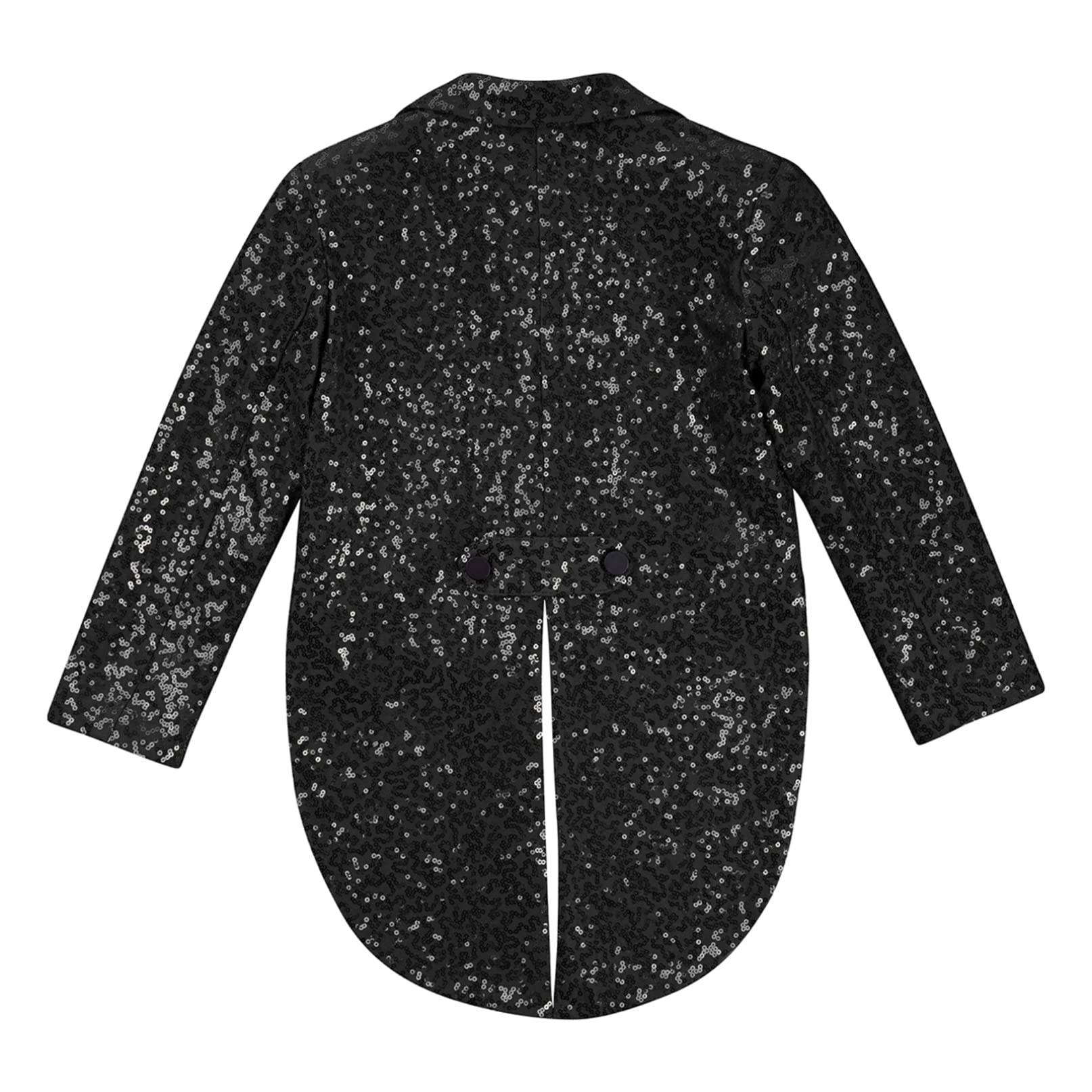 Kids Tuxedo Jacket with Sequin Blazer for Wedding & Party