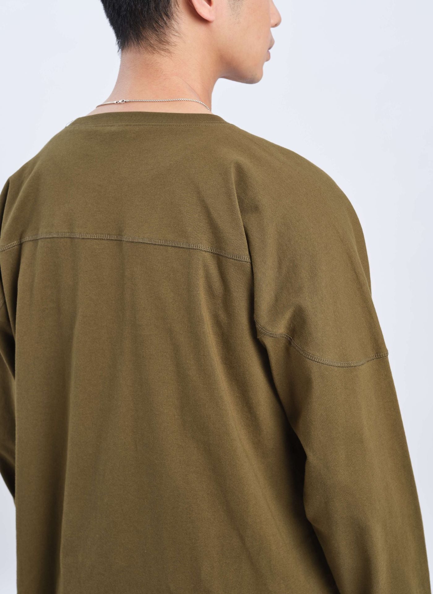 220G Cotton Jersey Long Sleeve Football Shirt - Breathable Sports Jersey for Men - Perfect for Training, Matches & Casual Wear