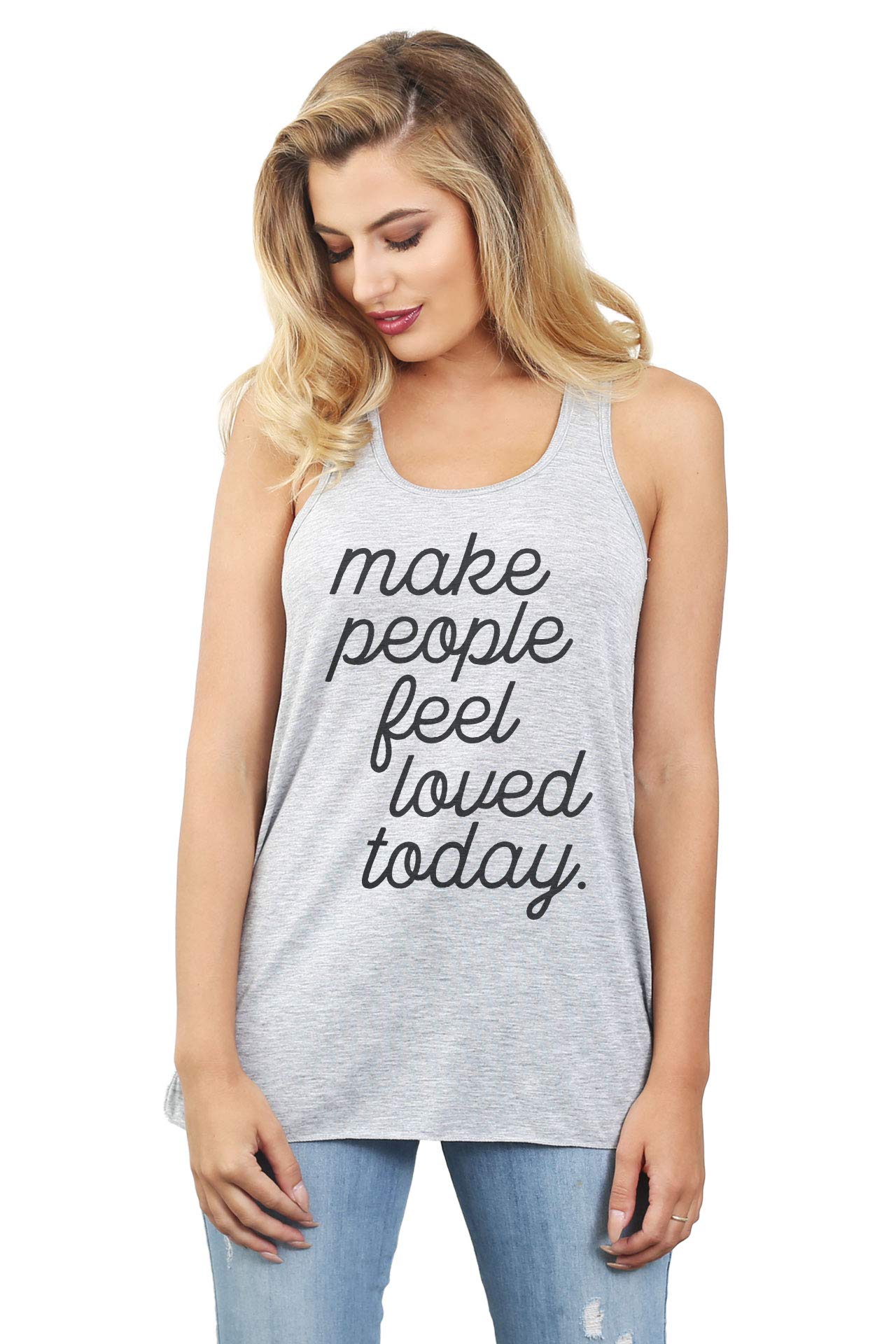 Women's Sleeveless Flowy Racerback Yoga Tank Top - Breathable Workout Shirt for Gym & Running | Comfortable Athletic Wear for Yoga, Fitness & Casual Outfits