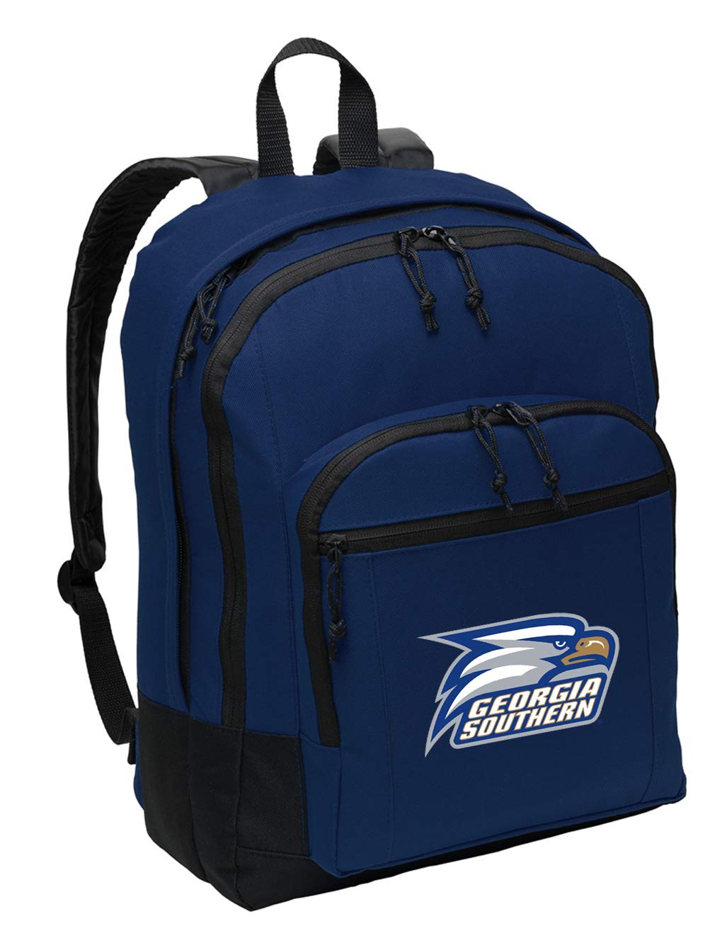 Georgia Southern Backpack Medium - GS Eagles Logo Classic Backpack with Laptop Sleeve for School, College & Travel | Durable Bookbag for Students & Professionals