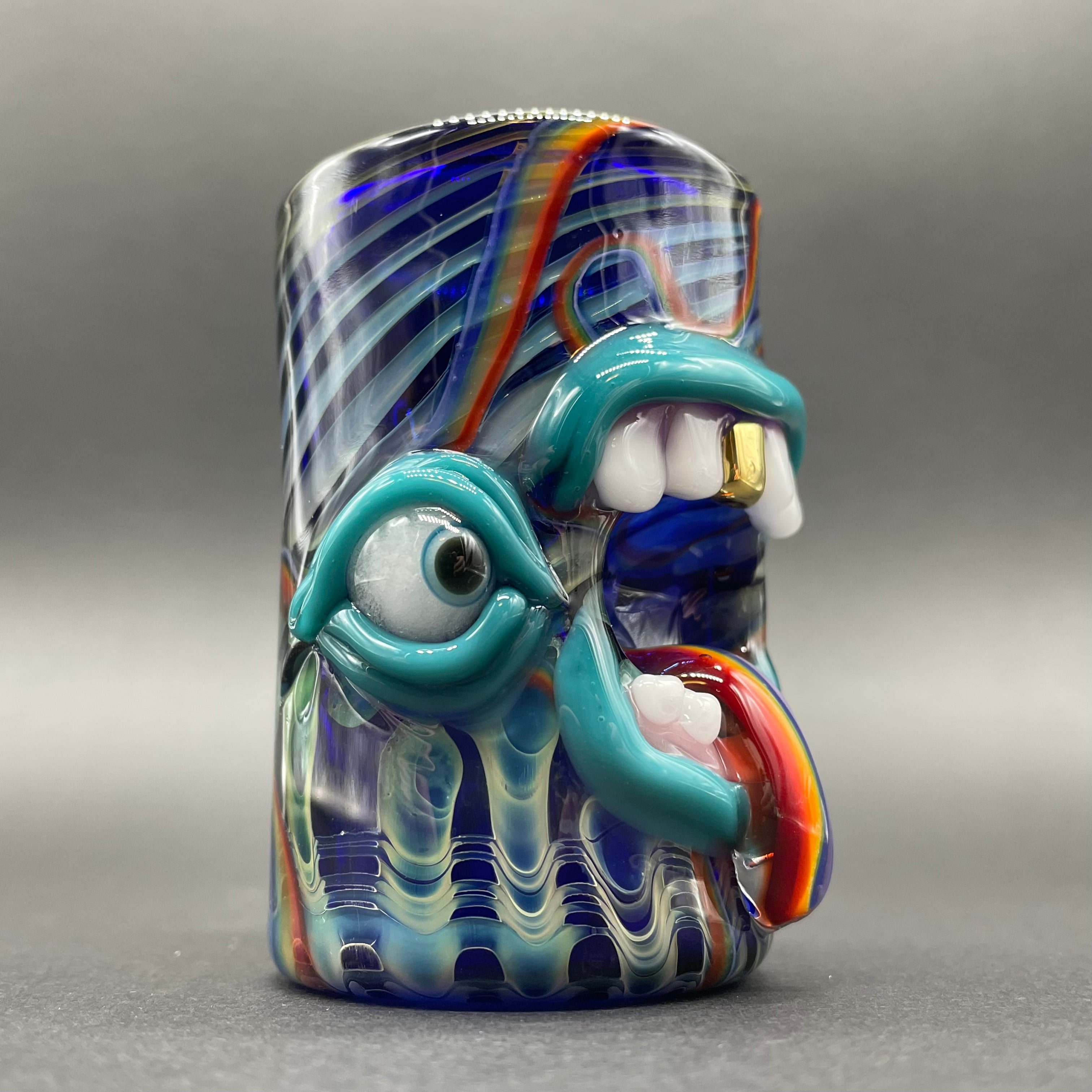 Vibrant Rainbow Tongue Shot Glass - Fun & Colorful Party Drinking Cups for Halloween, Birthday & Themed Events