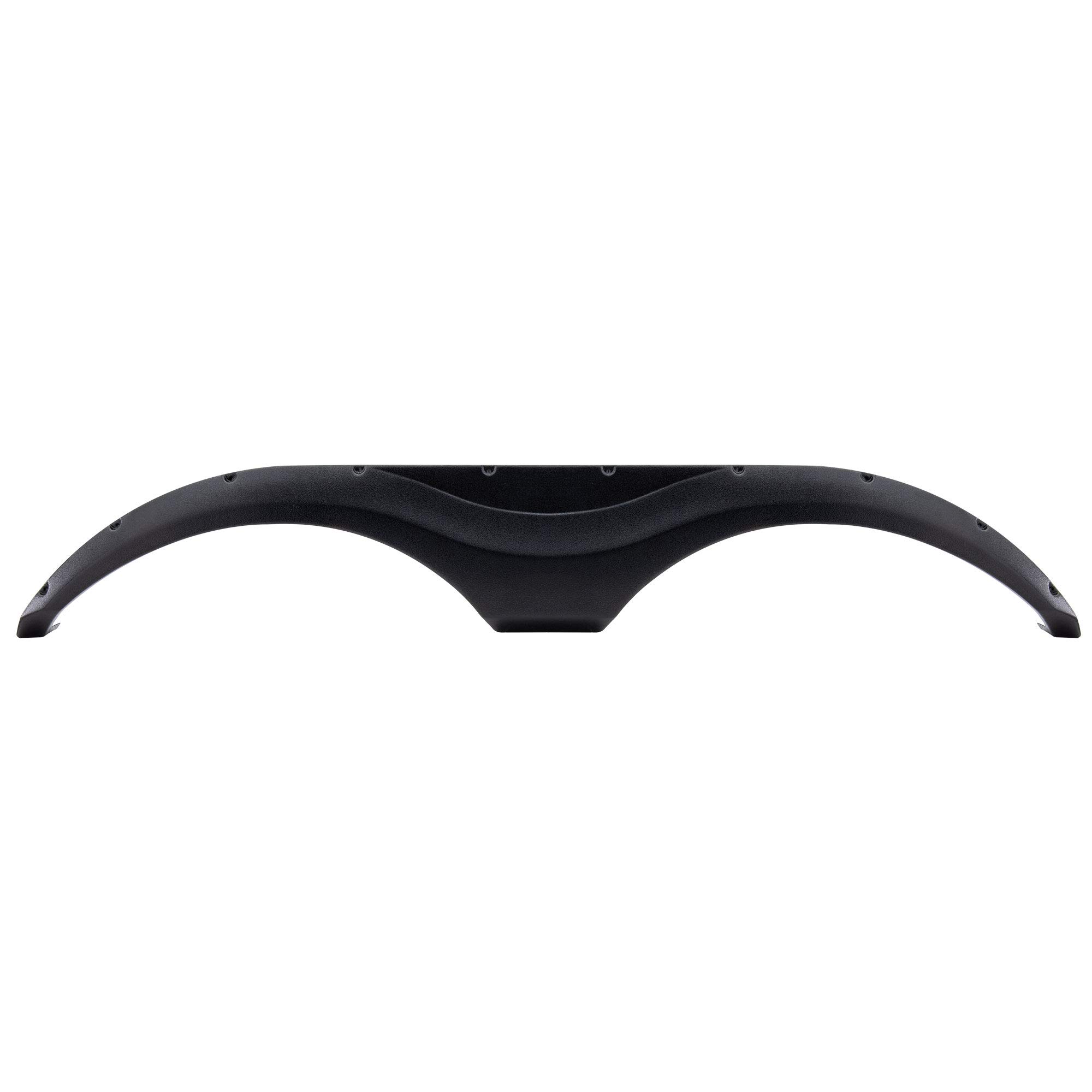 RecPro RV Tandem Fender Skirt - Black Plastic Trim Molding for RV Trailers | Sleek Design & Durable Protection | Perfect for Travel Trailers, Campers & Motorhomes