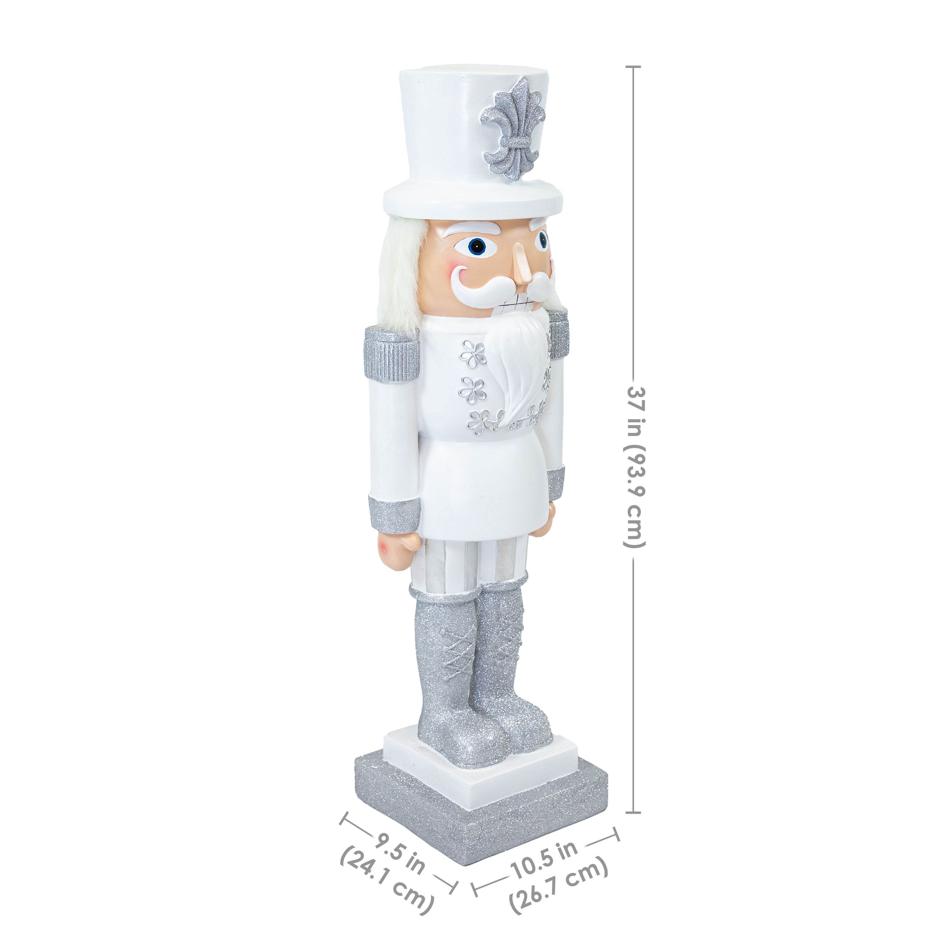 Sterling Silver Christmas Nutcracker Statue - 37