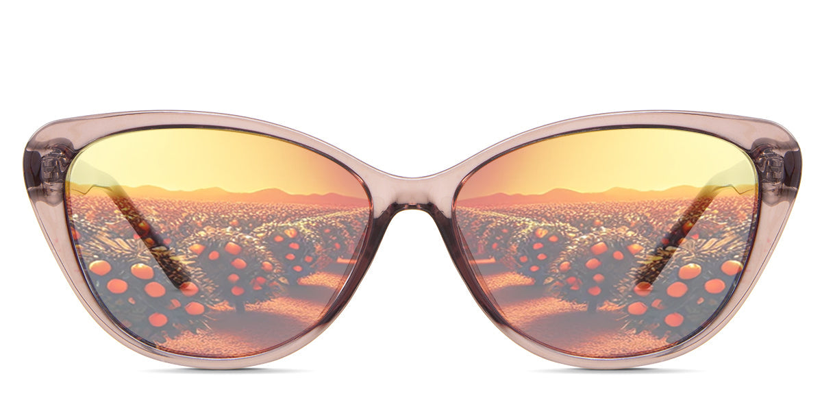 Amber Women's Prescription Tinted Glasses - Stylish & UV Protection for Outdoor Activities, Driving & Fashion