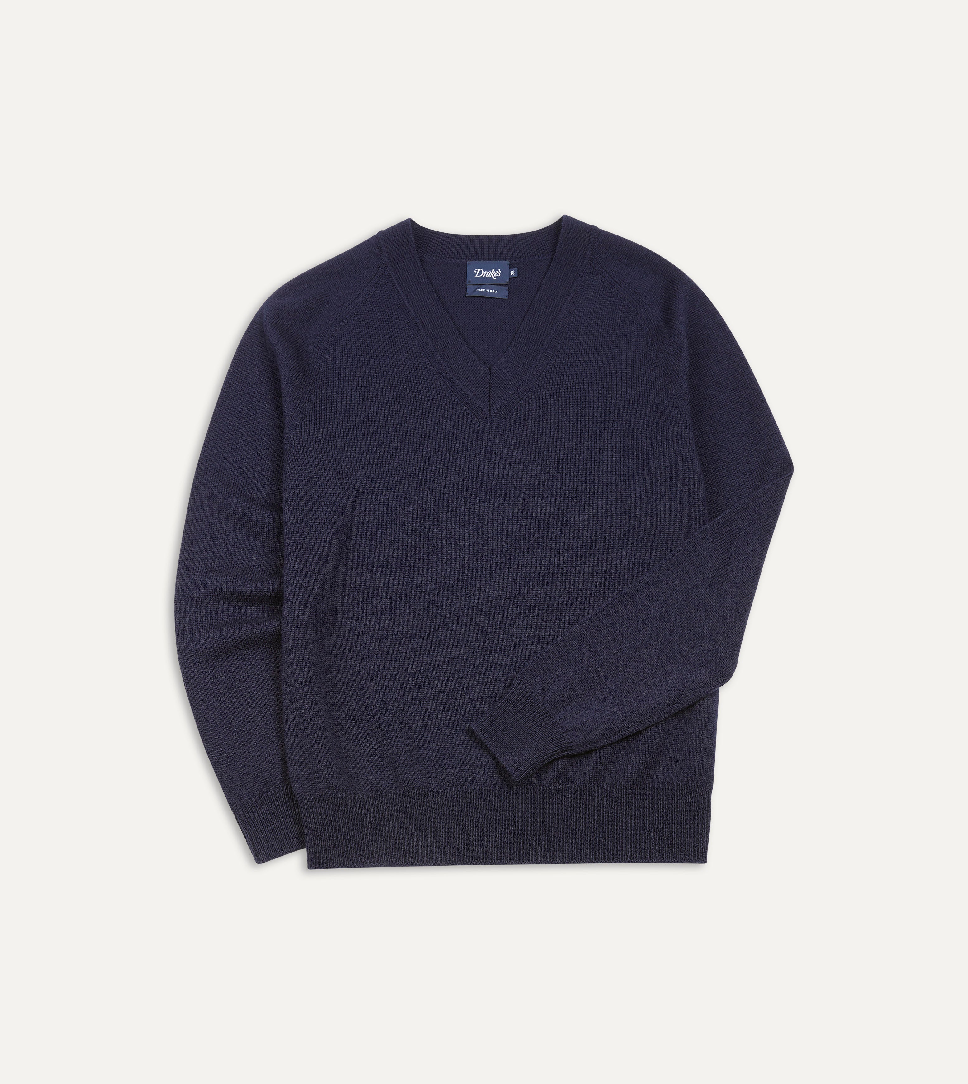 Premium Navy Blue Merino Wool V-Neck Sweater for Men - Soft & Warm Winter Pullover - Perfect for Office, Casual Wear & Outdoor Activities