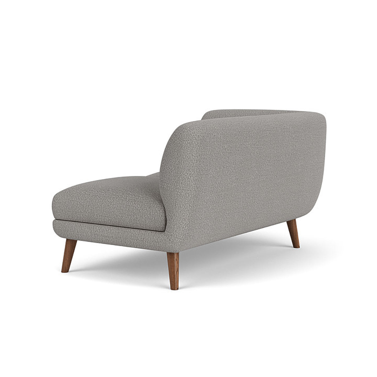 Alfred Boucle Left 2 Seater Modular Sofa - Modern Sectional Couch for Living Room, Small Space & Apartment - Soft Fabric Upholstery with Reversible Design