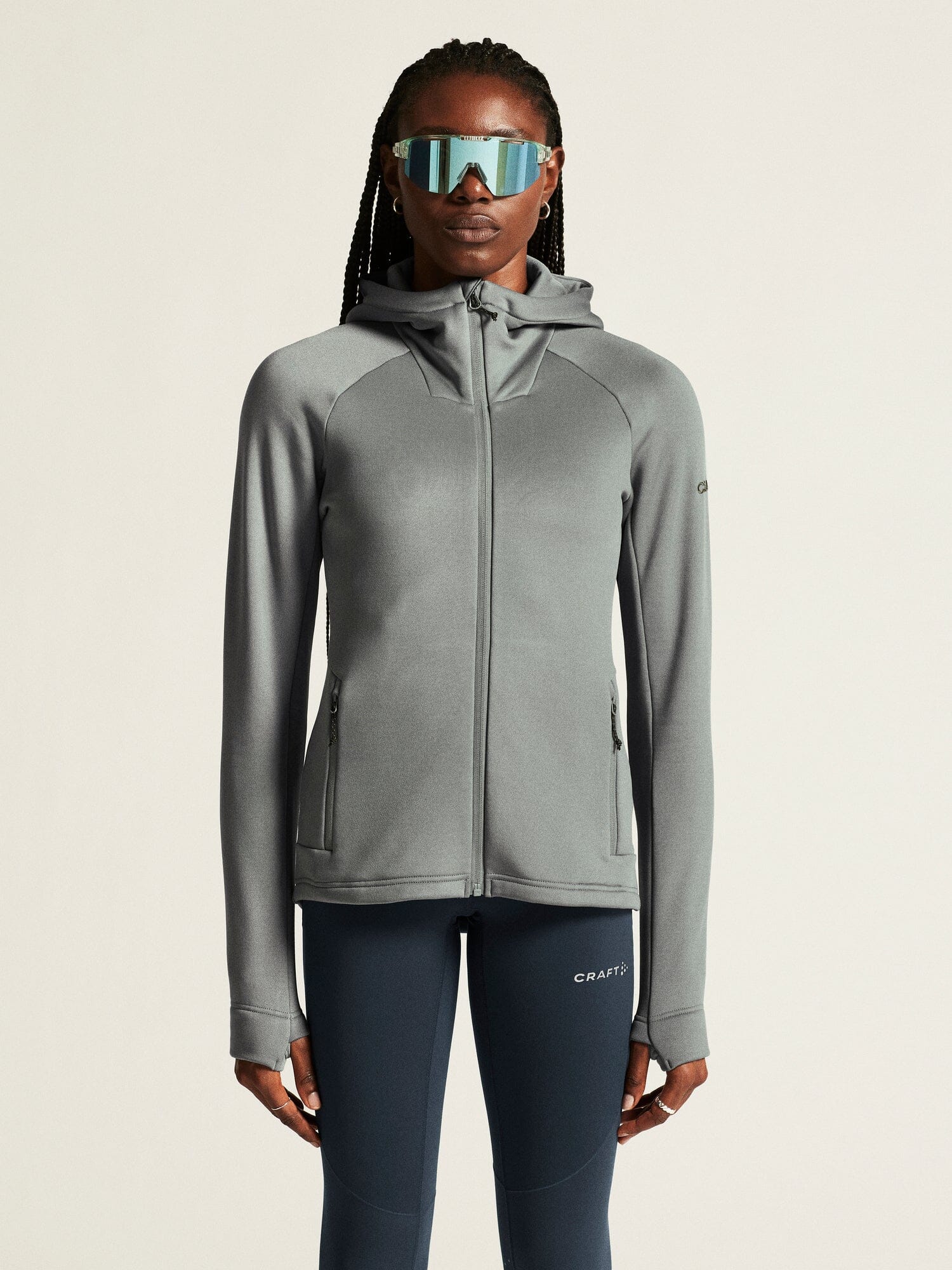 Women's Adventure Explore Power Fleece Hooded Jacket - Lightweight Warm Winter Coat for Hiking, Camping & Outdoor Activities