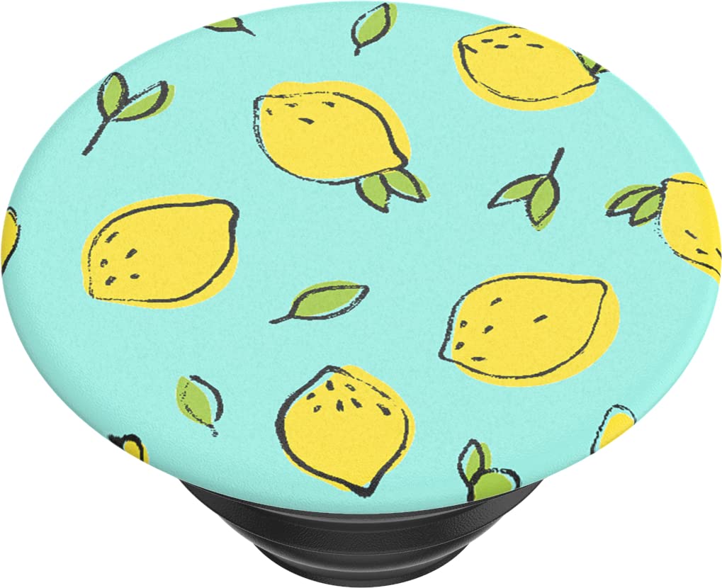 PopSockets Expanding Phone Grip with Kickstand - Citrus Fruit Design | Secure Phone Holder for Selfies, Videos & Hands-Free Viewing