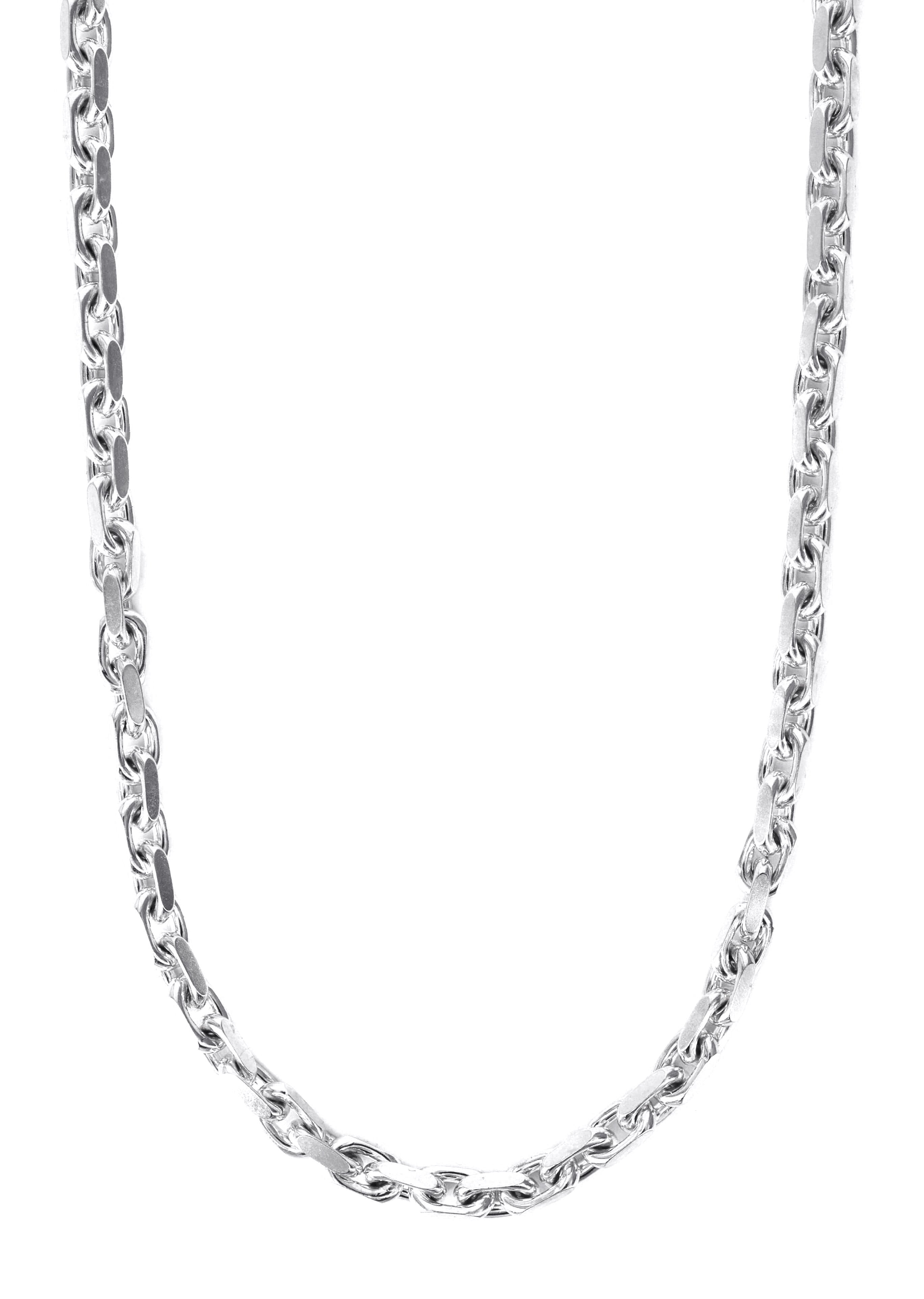 10K & 14K White Gold Solid Hermes Link Chain for Men - Luxury Necklace for Everyday Wear, Special Occasions & Gifts