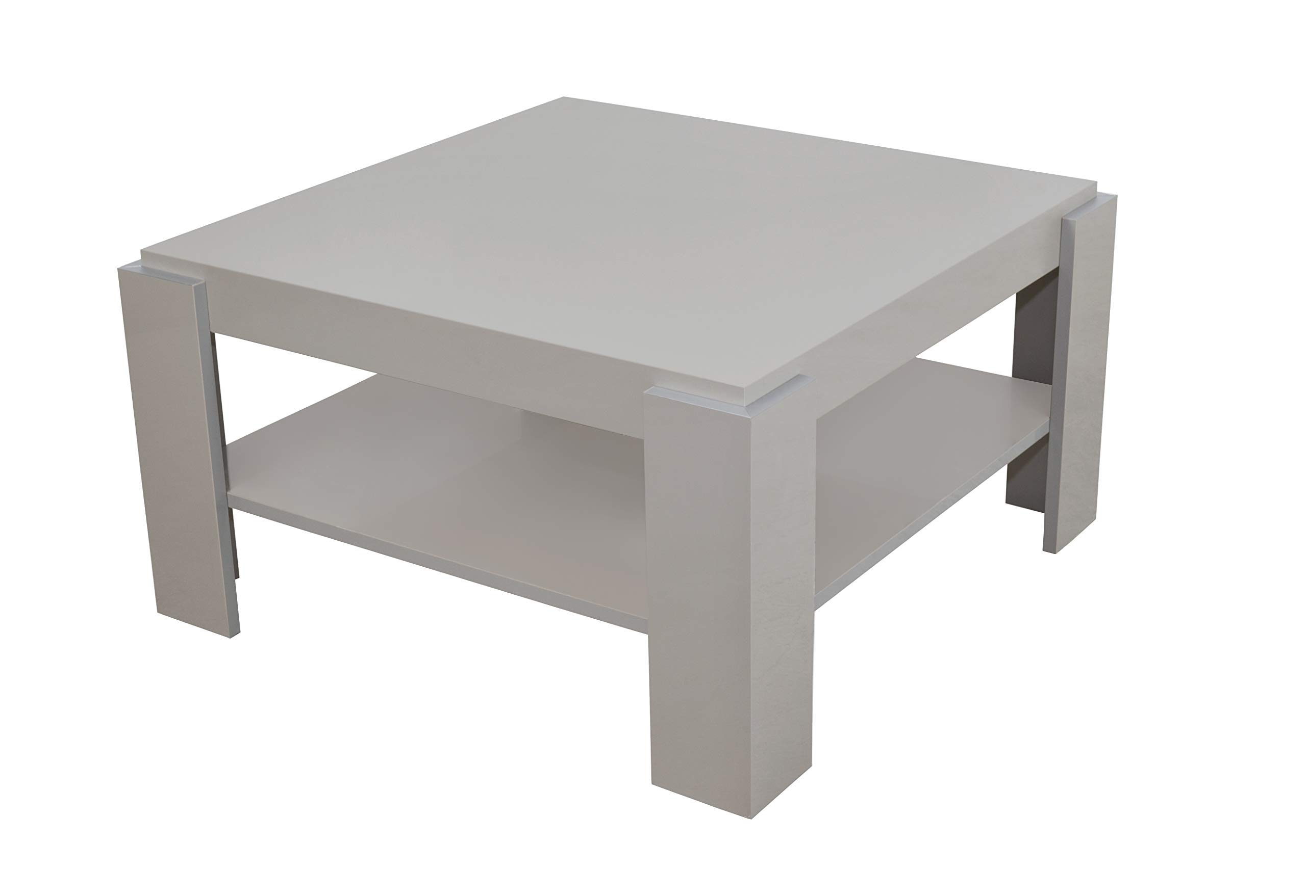 ELSA Modern Coffee Table in Cappuccino Finish - Stylish Living Room Furniture for Small Spaces, Perfect for Home Decor & Entertaining Guests
