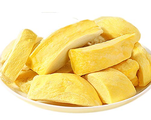 Freeze-Dried Durian Snacks - Premium Lau Lin Gon Durian Chips 60g/2.12oz - Vegan, Gluten-Free, No Preservatives - Perfect for Snacking, Gifts & Asian Dessert Toppings