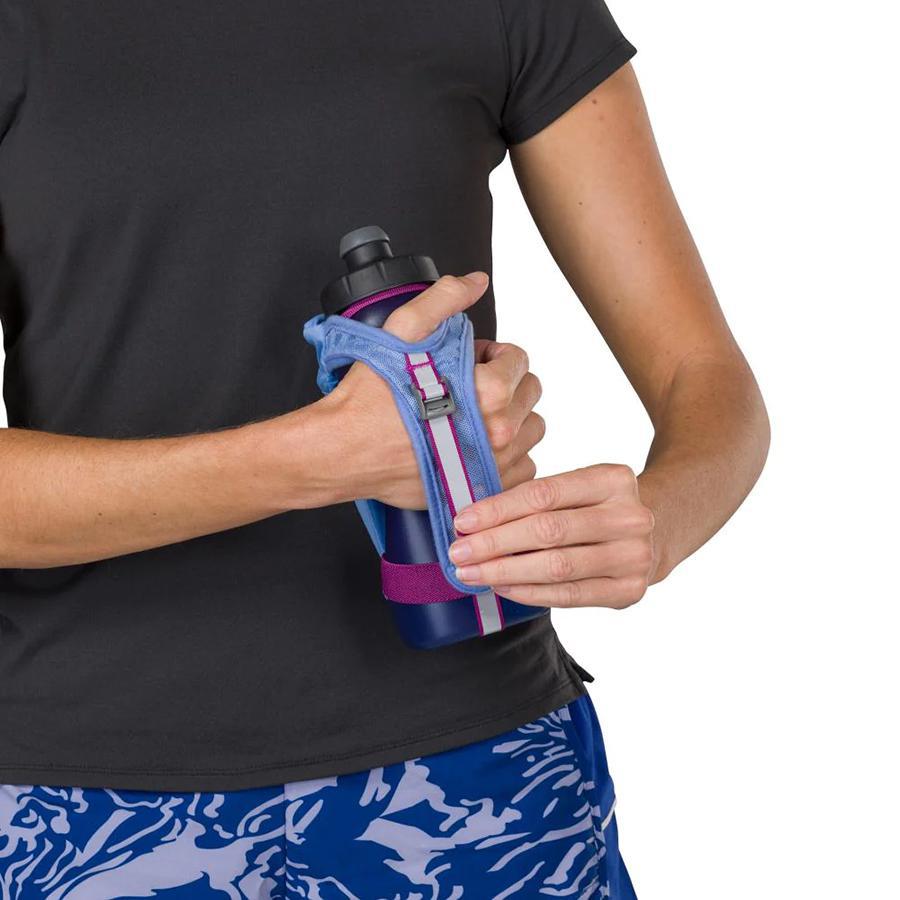 QuickSqueeze Plus 22oz Handheld Water Bottle - Leak Proof & Easy Squeeze Design for Gym, Hiking, Cycling & Outdoor Activities