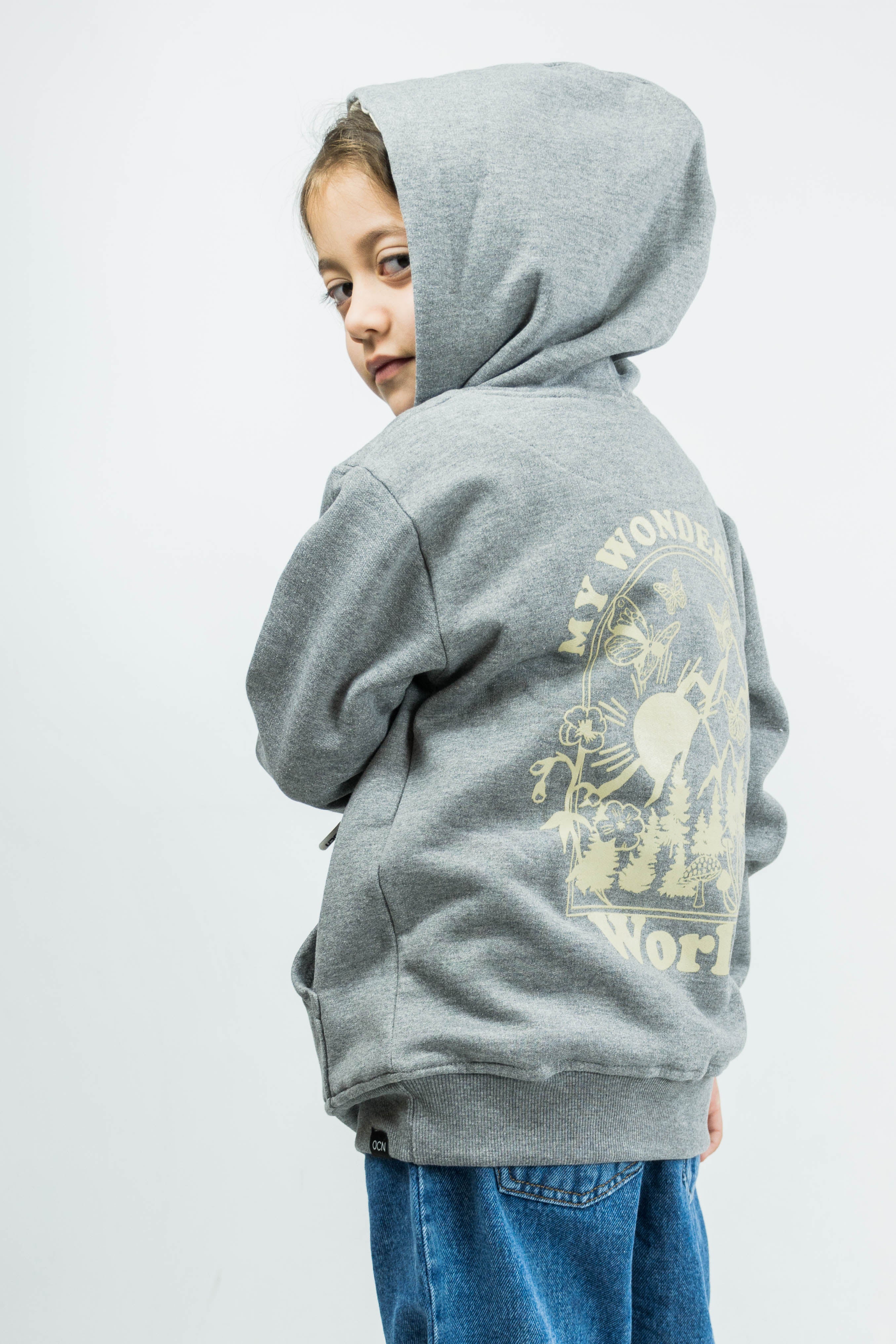 OCN Kids Aspen Melange 155 Jacket - Waterproof Winter Coat for Boys & Girls - Perfect for Snow Play, Skiing & Outdoor Adventures