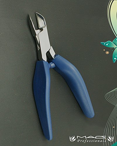 Professional Stainless Steel Toe Nail Clippers - Soft Grip Ingrown Nail Nipper with Double Spring for Precise Trimming | Pedicure Tool for Home & Salon Use | High Grade Surgical Steel Nail Care Clipper MACS-1001