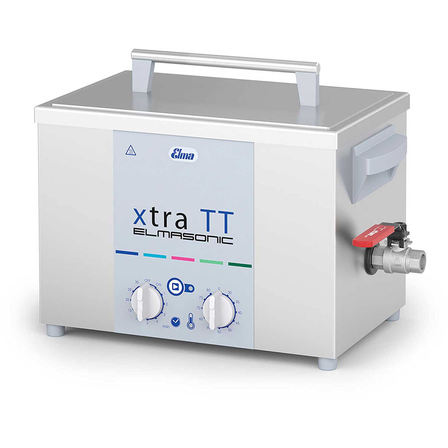Elmasonic Xtra TT30H Heavy Duty Ultrasonic Cleaner with Heater, Timer & Drain - 0.75 Gallon Capacity for Jewelry, Dental Tools, Eyeglasses & Electronics Cleaning