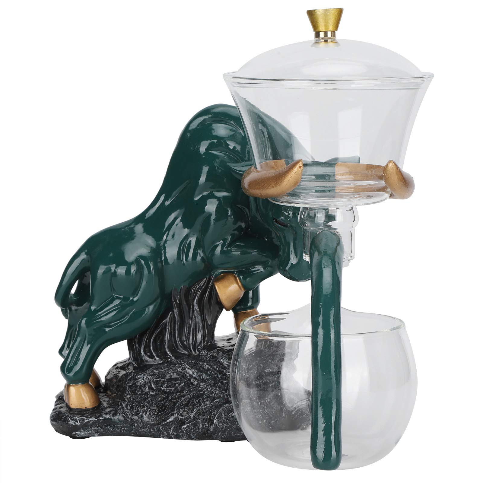 Premium Kung Fu Tea Cup Set - High Hardness Borosilicate Glass Tea Cups - Perfect for Chinese Tea Ceremony, Housewarming & Christmas Gifts (Green) - Ideal for Home, Office & Zen Meditation Spaces