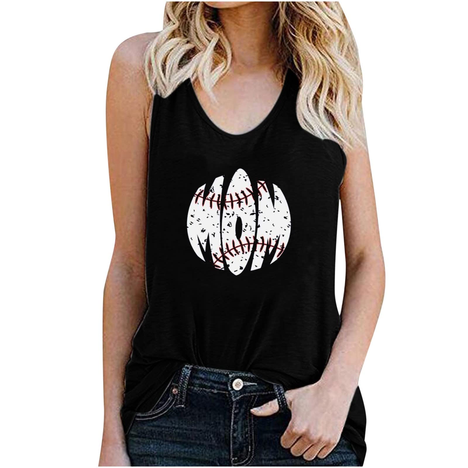 Women's Padded Tank Tops - Sleeveless Pullover Blouse with Stylish Prints & Solid Colors | Perfect for Gym, Yoga, Summer Outfits & Casual Wear