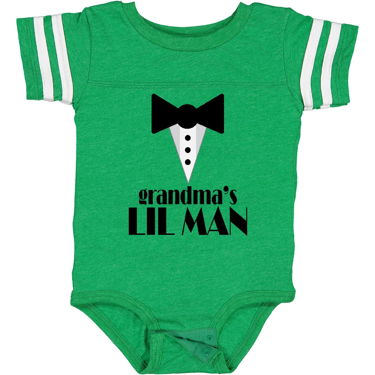 Best Inktastic Grandma's Lil Man Baby Bodysuit - Cute & Comfortable Infant Onesie for Newborns & Toddlers - Perfect for Family Photos, Holidays & Everyday Wear