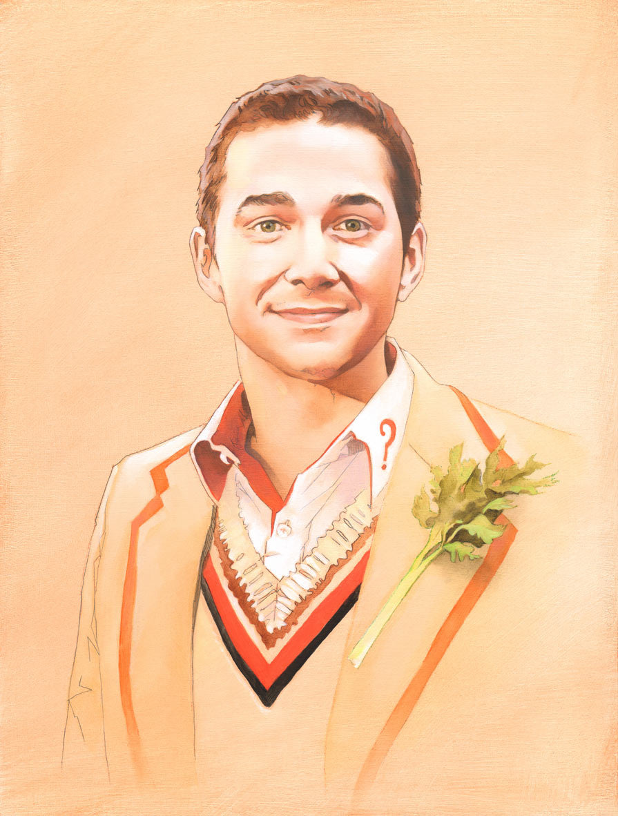 Original Shia LaBeouf Oil Painting - Fifth Artwork Collection - Perfect for Home Decor, Office Display & Gift Giving