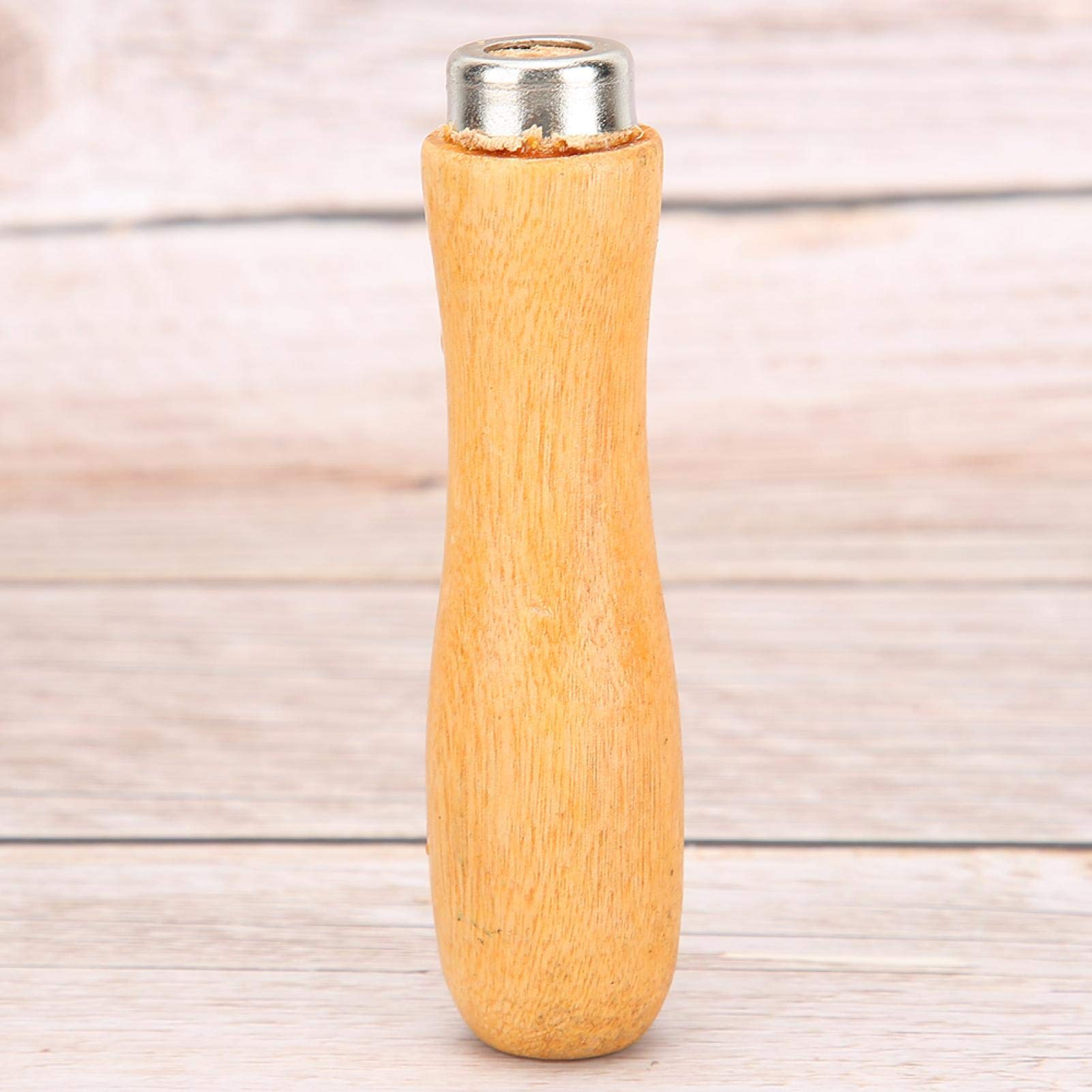 YUYTE 95mm Wooden File Handle - Comfortable Replacement Accessory for Jewelry Making & Craft Tools | Perfect for Jewelers, DIY Enthusiasts & Woodworking Projects