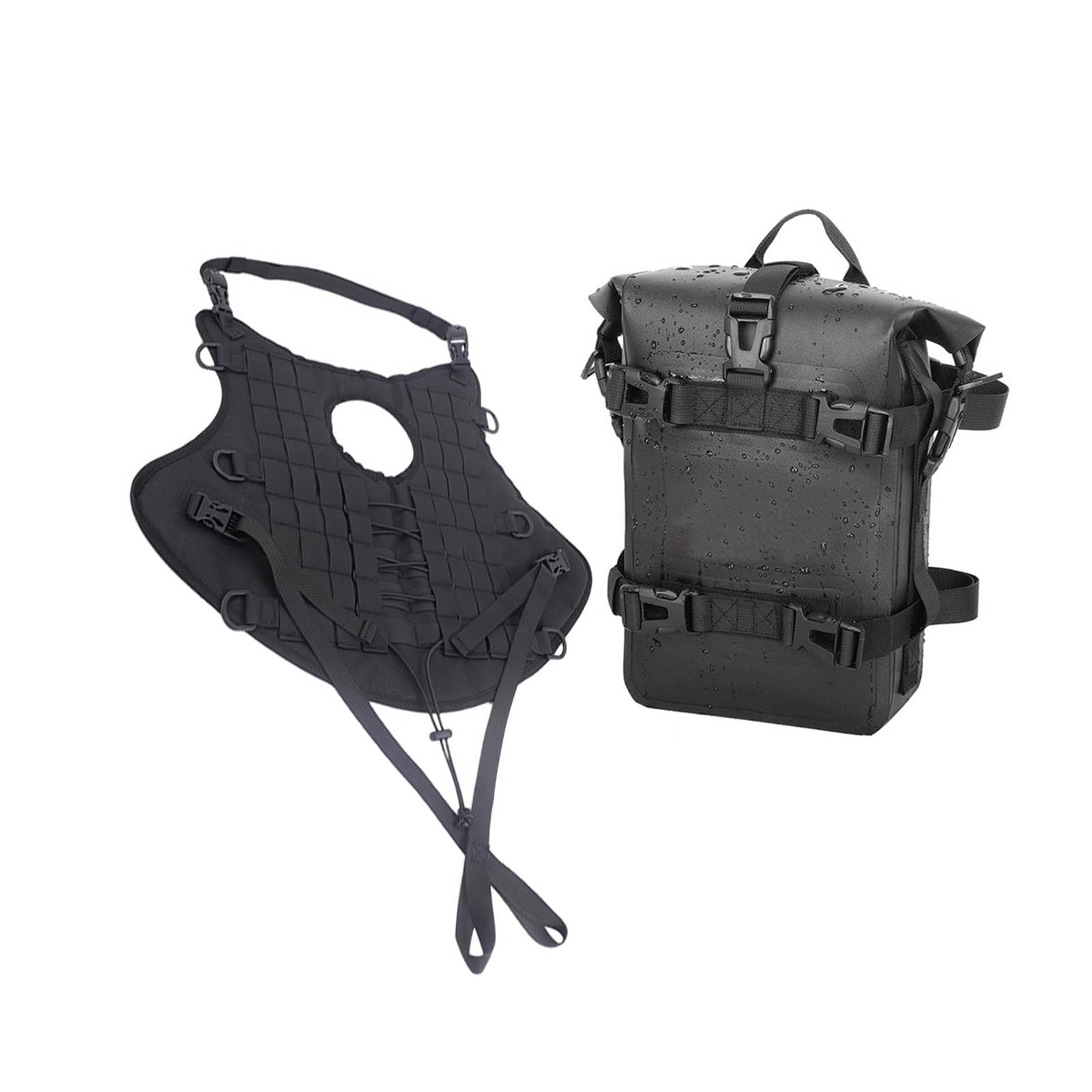 Weatherproof Motorcycle Tank Cover - Comfortable & Stylish for Tank Bag Protection - 2nd Gen