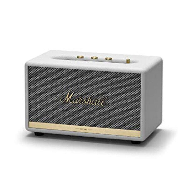 Marshall Acton II Bluetooth Speaker with Adapter 120/230V - Cream White | Wireless Home Audio for Parties, Living Room & Outdoor Gatherings
