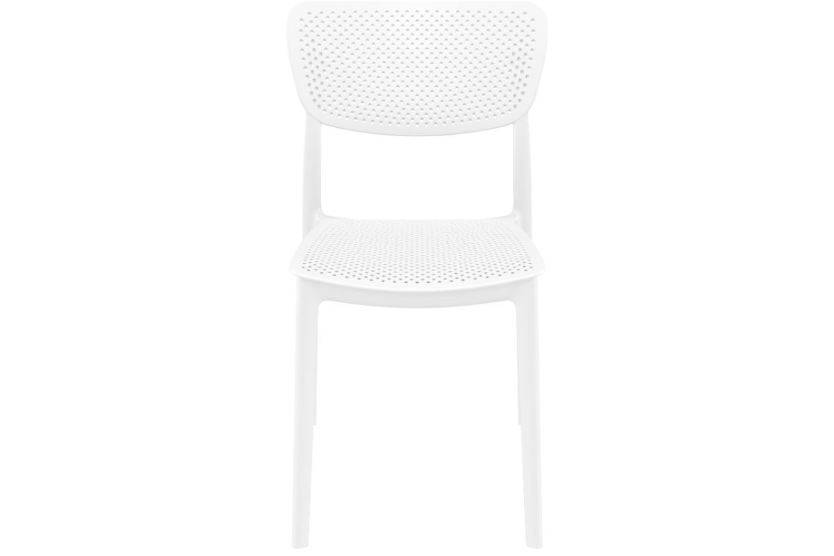 Stackable Lucy Dining Chair - Indoor/Outdoor Use for Restaurants, Cafes, and Home Patios | Durable & Stylish Seating Solution