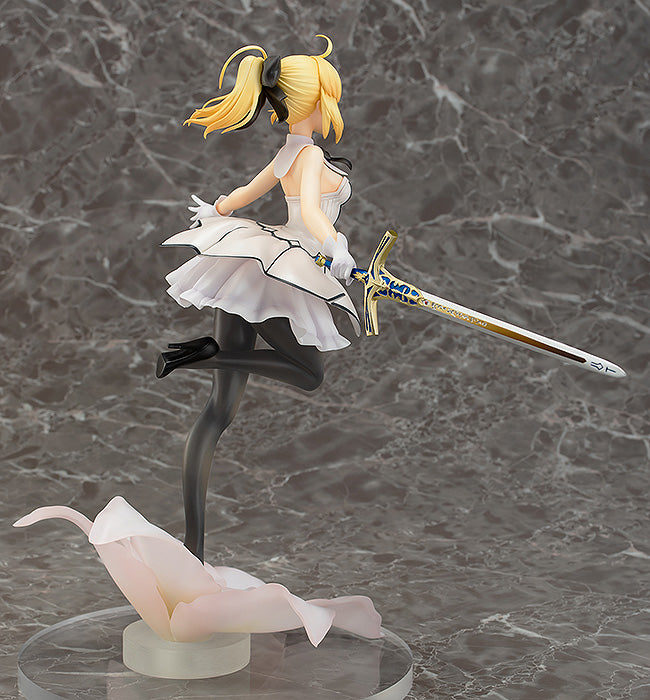 Fate Grand Order Saber Lily Altria Pendragon 1/7 Scale Figure - Aquamarine Collectible Anime Statue for Display & Gaming Room Decor