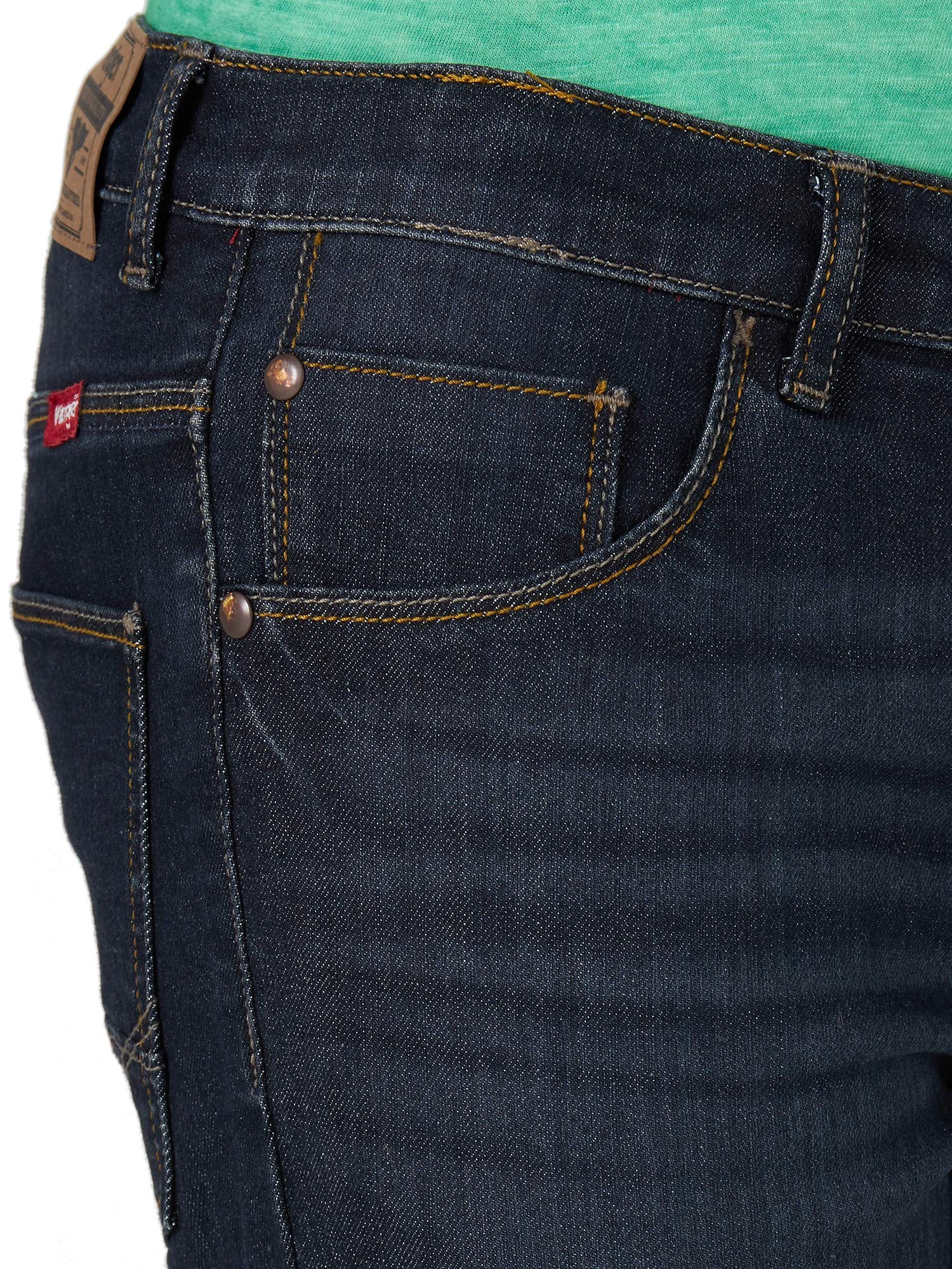 Wrangler Boys Five Pocket Premium Denim Jean Shorts - Space Blue Dark Wash | Durable & Comfortable for Outdoor Play, Summer Camp & Casual Wear