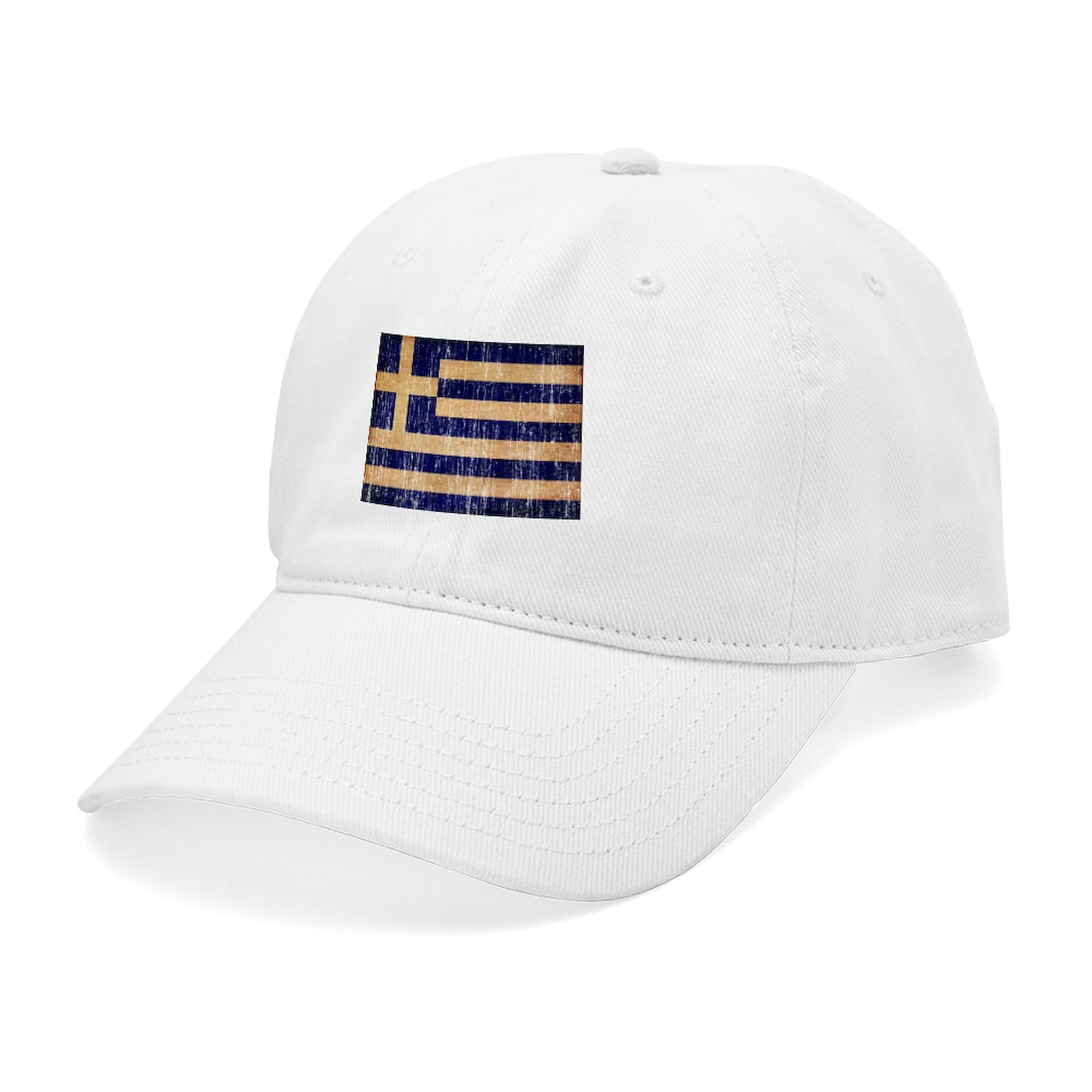 Greece Flag Baseball Cap - Adjustable Hat for Sports & Travel