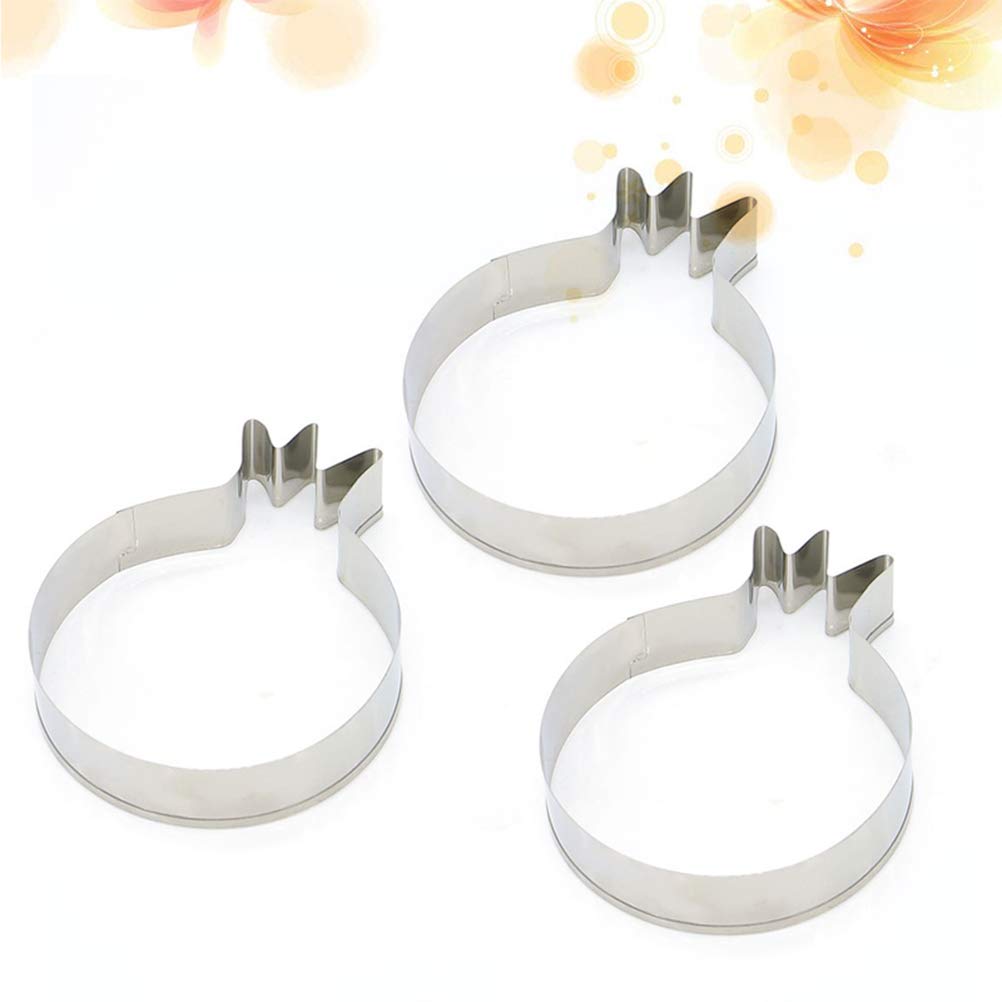 3 Pcs Stainless Steel Cake Baking Molds - Durable Dessert & Fondant Molds for Cupcakes, Cakes, Pastries - Perfect for Home Baking, Parties, and Professional Use