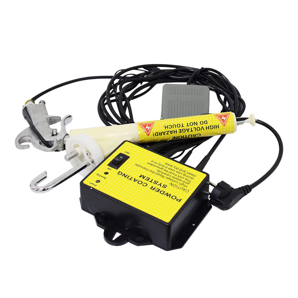 MXBAOHENG Mini Powder Coating System - 110V Metal Workpiece Spray Gun for DIY & Professional Metal Coating | Perfect for Automotive Parts, Bike Frames & Home Metal Projects