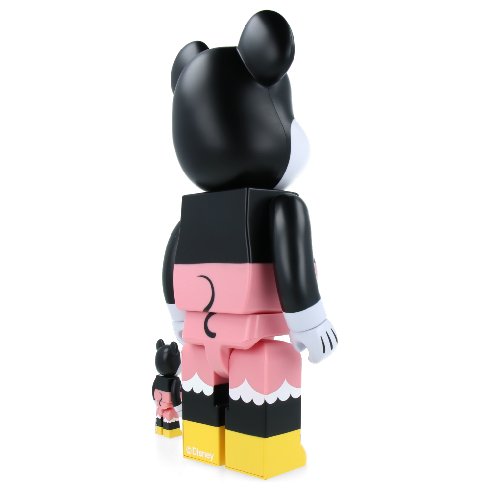 400% + 100% Bearbrick Box Lunch Minnie Mouse Collectible Figure - Limited Edition Vinyl Art Toy for Display & Gift Giving - Perfect for Disney Fans, Toy Collectors and Home Decor