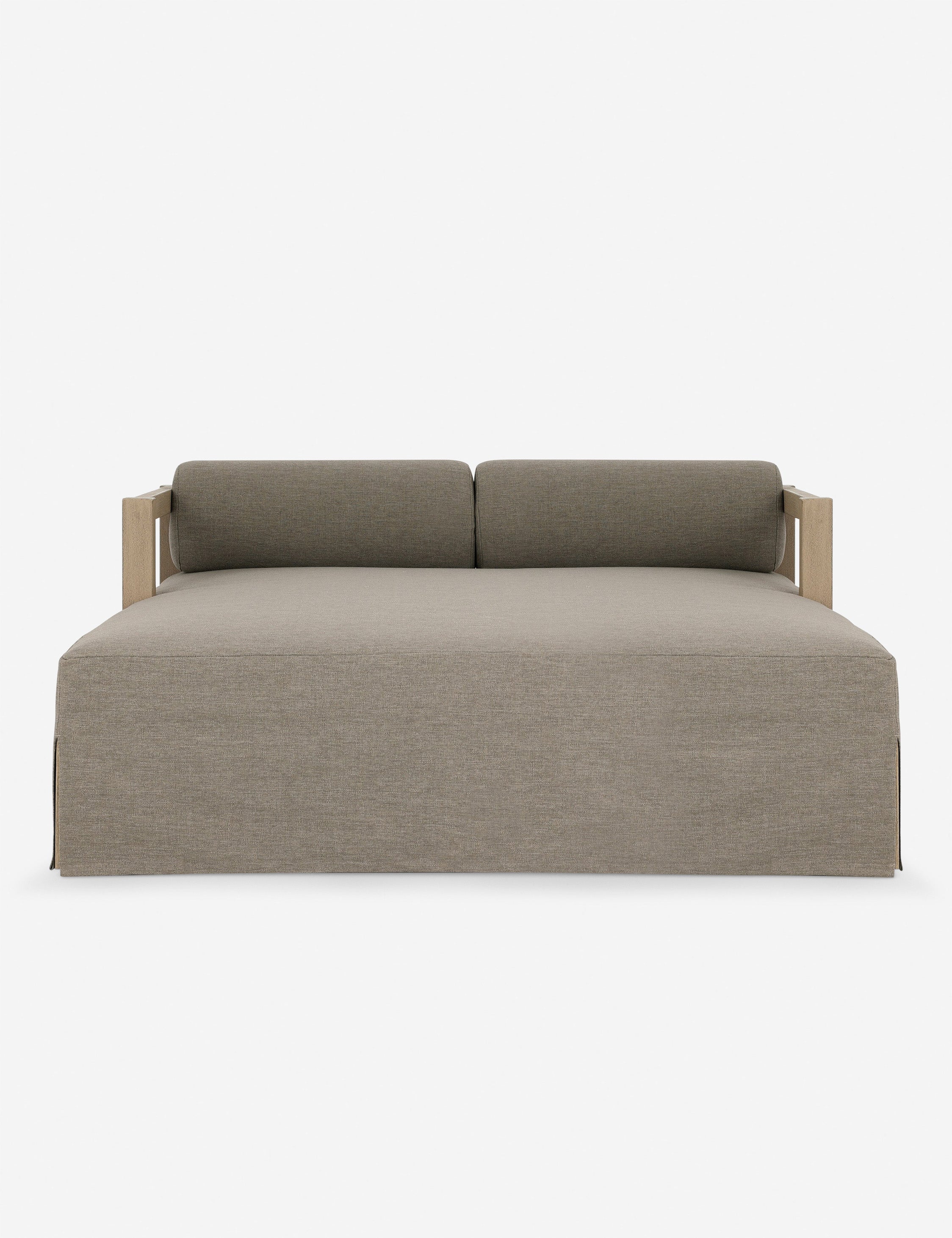Modern Formosa Indoor Outdoor Daybed - Stylish Patio, Garden, Poolside & Sunroom Lounge Furniture for Relaxing & Entertaining