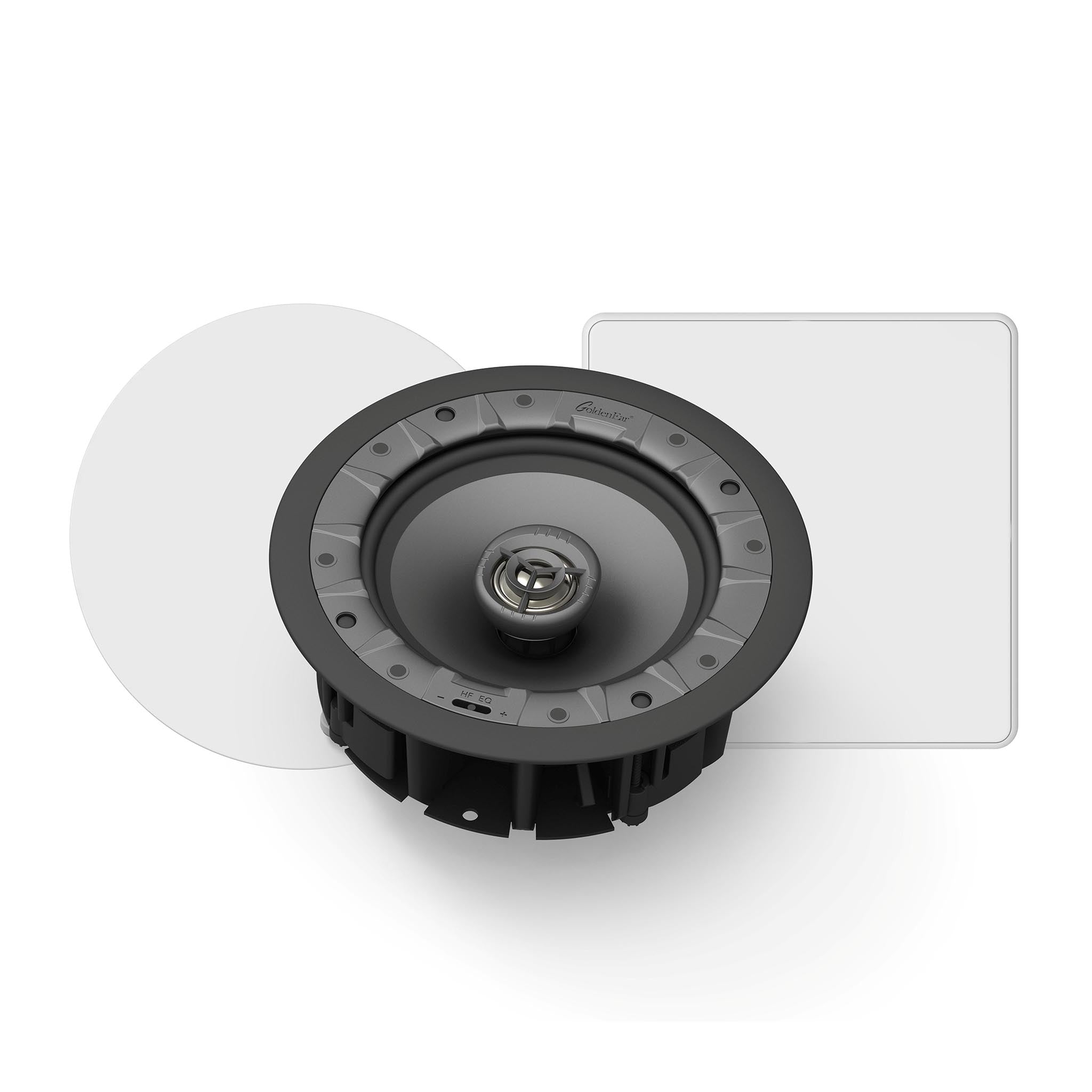 GoldenEar Invisa 600 Premium In-Ceiling/In-Wall Speaker - High-Performance Home Theater & Stereo Sound System for Living Room, Bedroom & Office (Single Speaker)