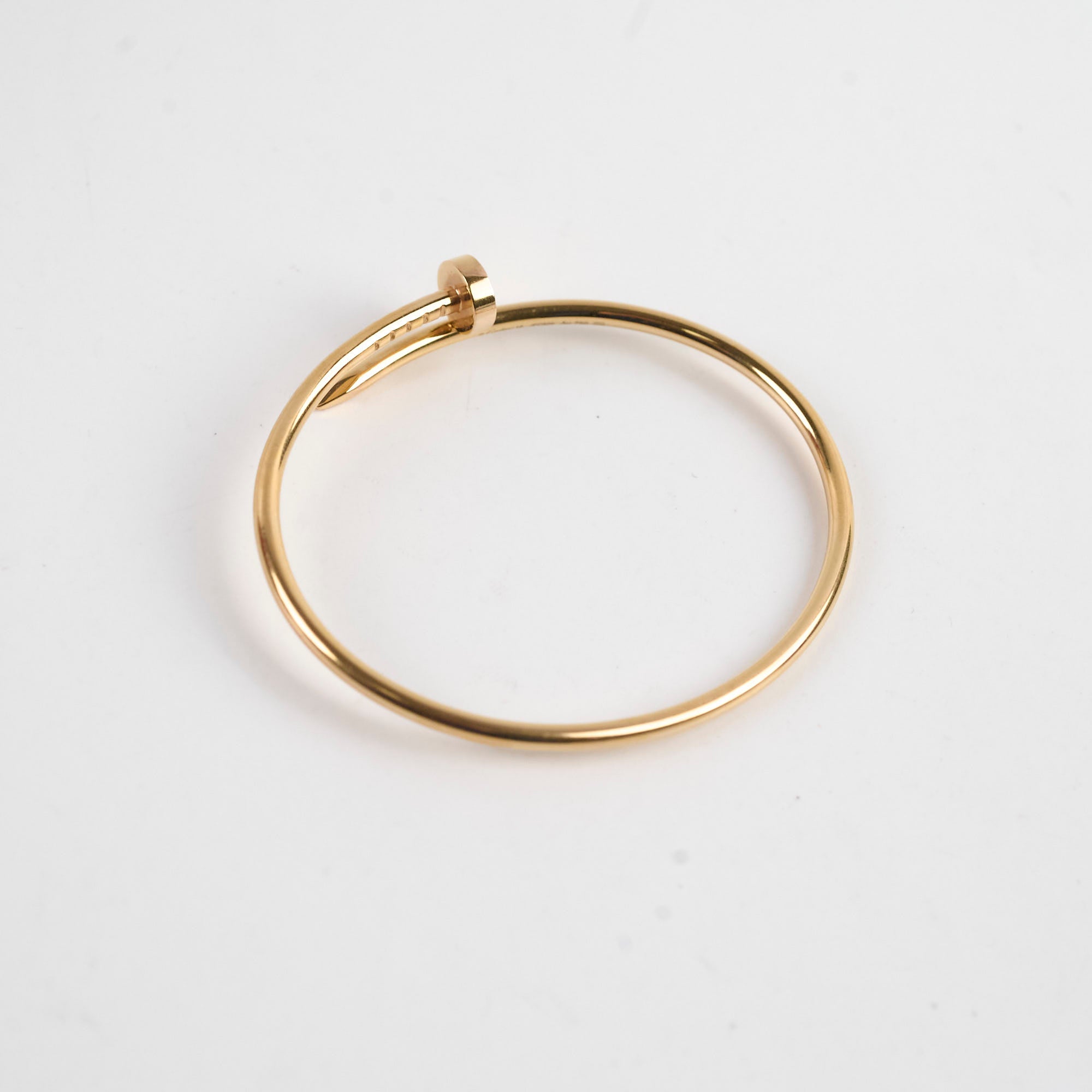 Cartier Juste Un Clou JUC Bracelet 18K Pink Gold Size 16 - Luxury Nail Bracelet for Women, Elegant Jewelry Gift for Her, Perfect for Parties, Weddings & Special Occasions