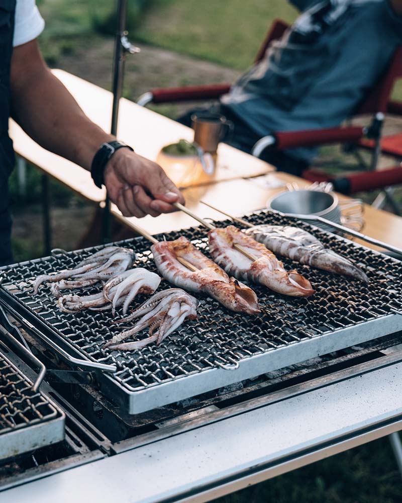 Large BBQ Box CK 160 - Premium Stainless Steel Charcoal Grill for Outdoor Cooking, Camping & Backyard Parties - Perfect for Grilling, Smoking & BBQ Events